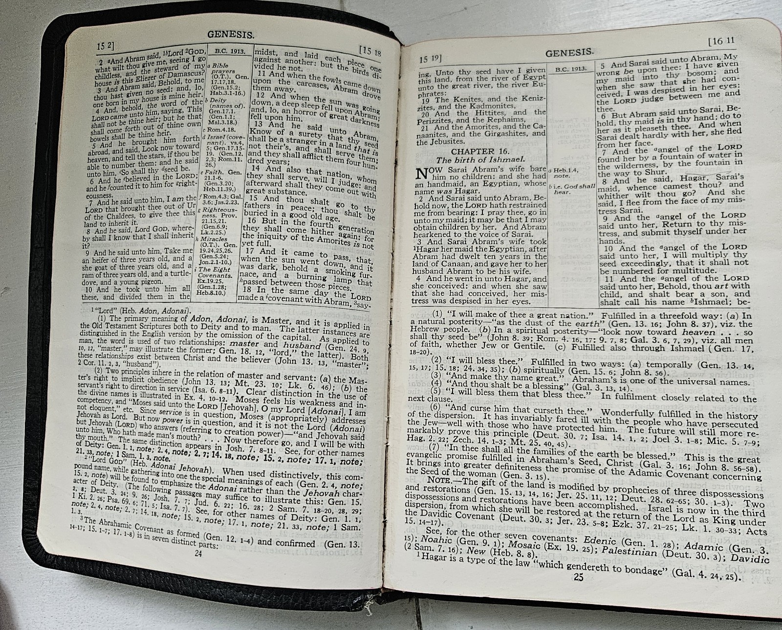 1945 Scofield Reference KJV Bible Marrakesh Persian Leather Lined Vintage,Oxford