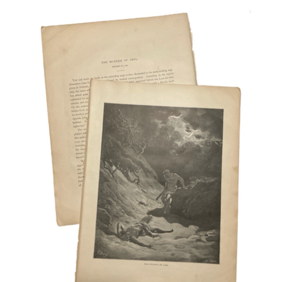 Bible Gallery Illustrated by Gustave Doré – ©1880 – Unbound – 100 Illustrations