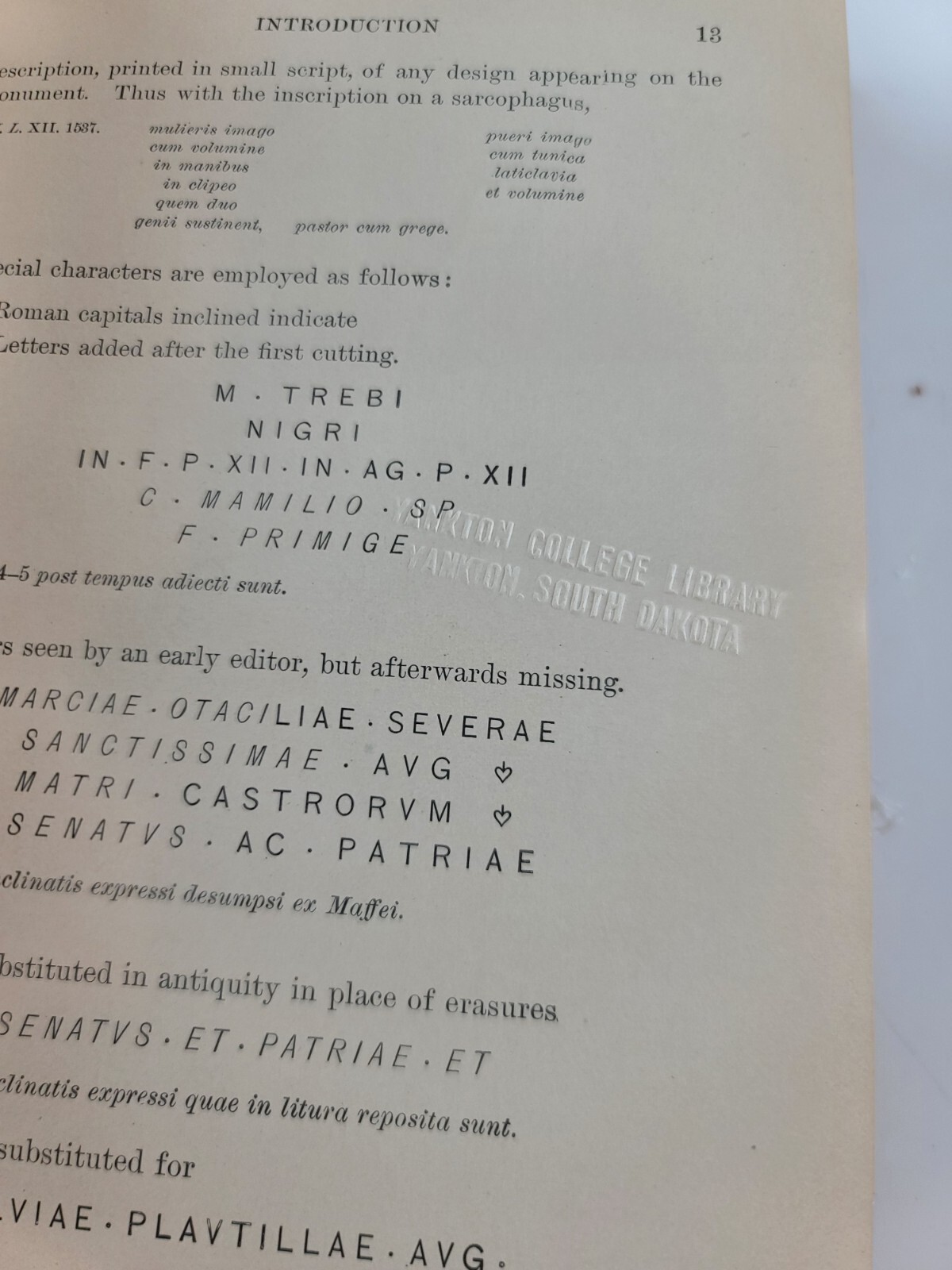Introduction to the Study of Latin Inscriptions By J. C. Egbert 1896