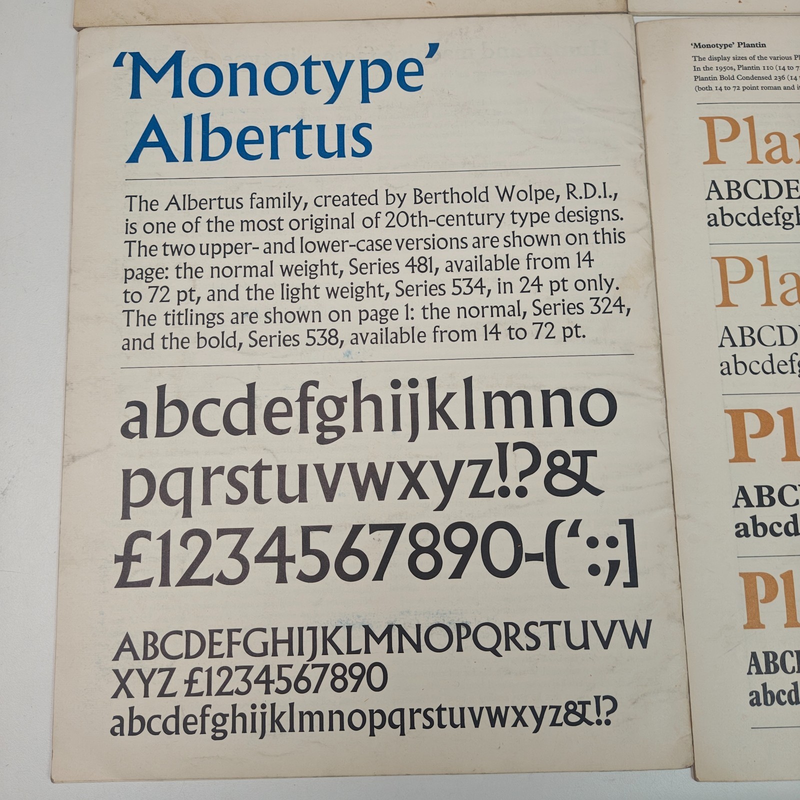 Vintage Monotype Newsletter Lot of 4 84 1968, 86 1969, 87 1970, & 89 1971