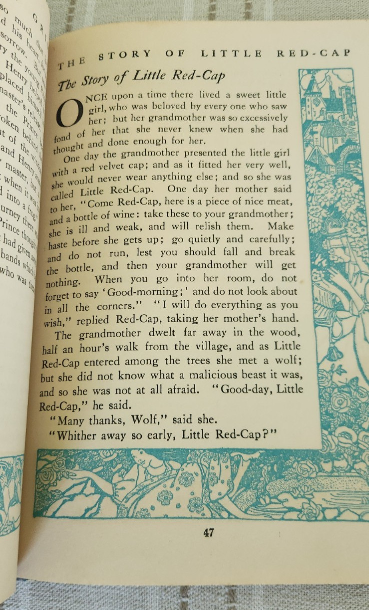 Fairy Tales From Grimm H. Mabie Illus. Ethel Franklin Betts Full COLOR. ca 1935