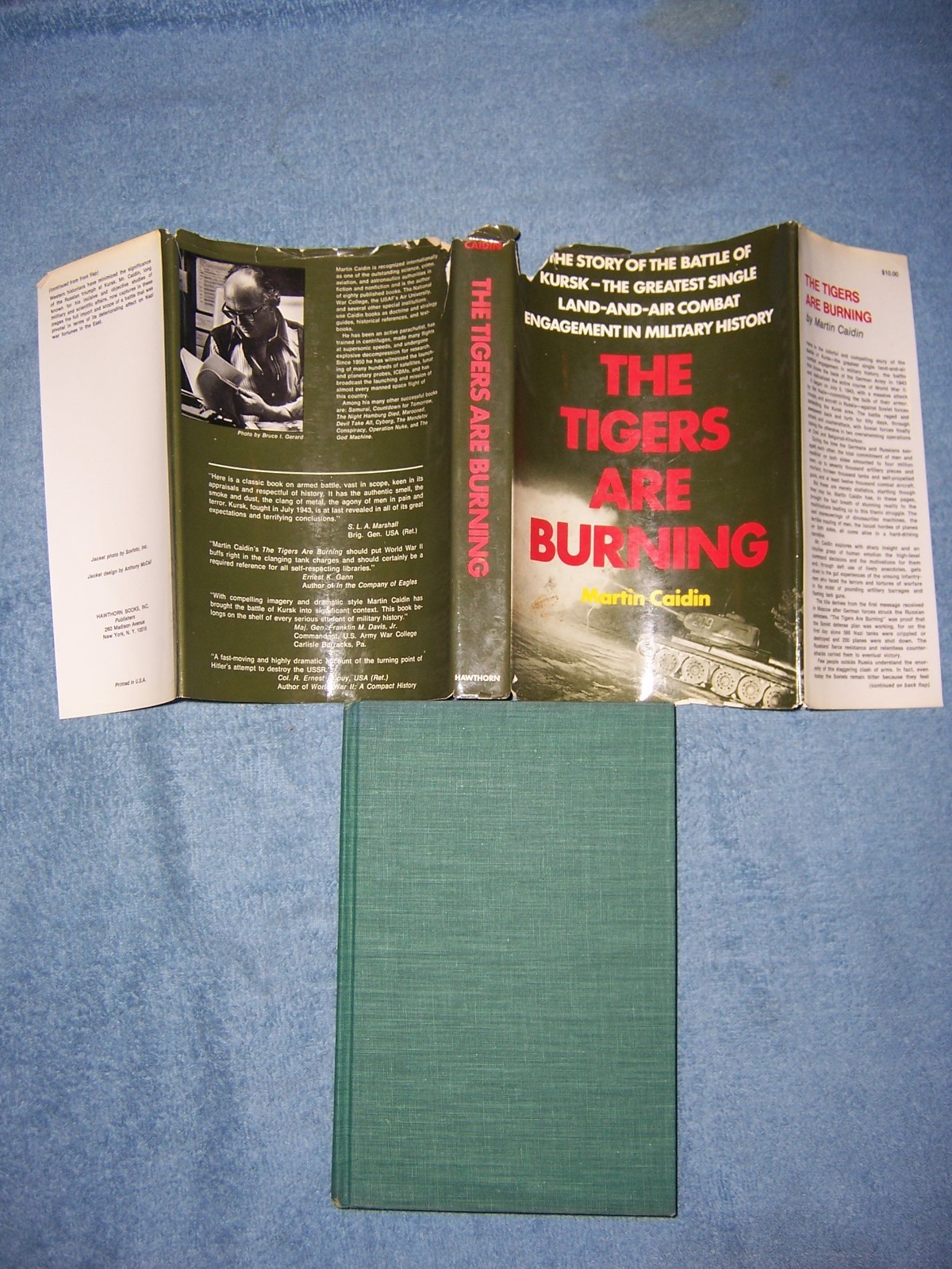 THE TIGERS ARE BURNING by Martin Caiden/1st Ed/HC/Military & War/WWII 1939-45