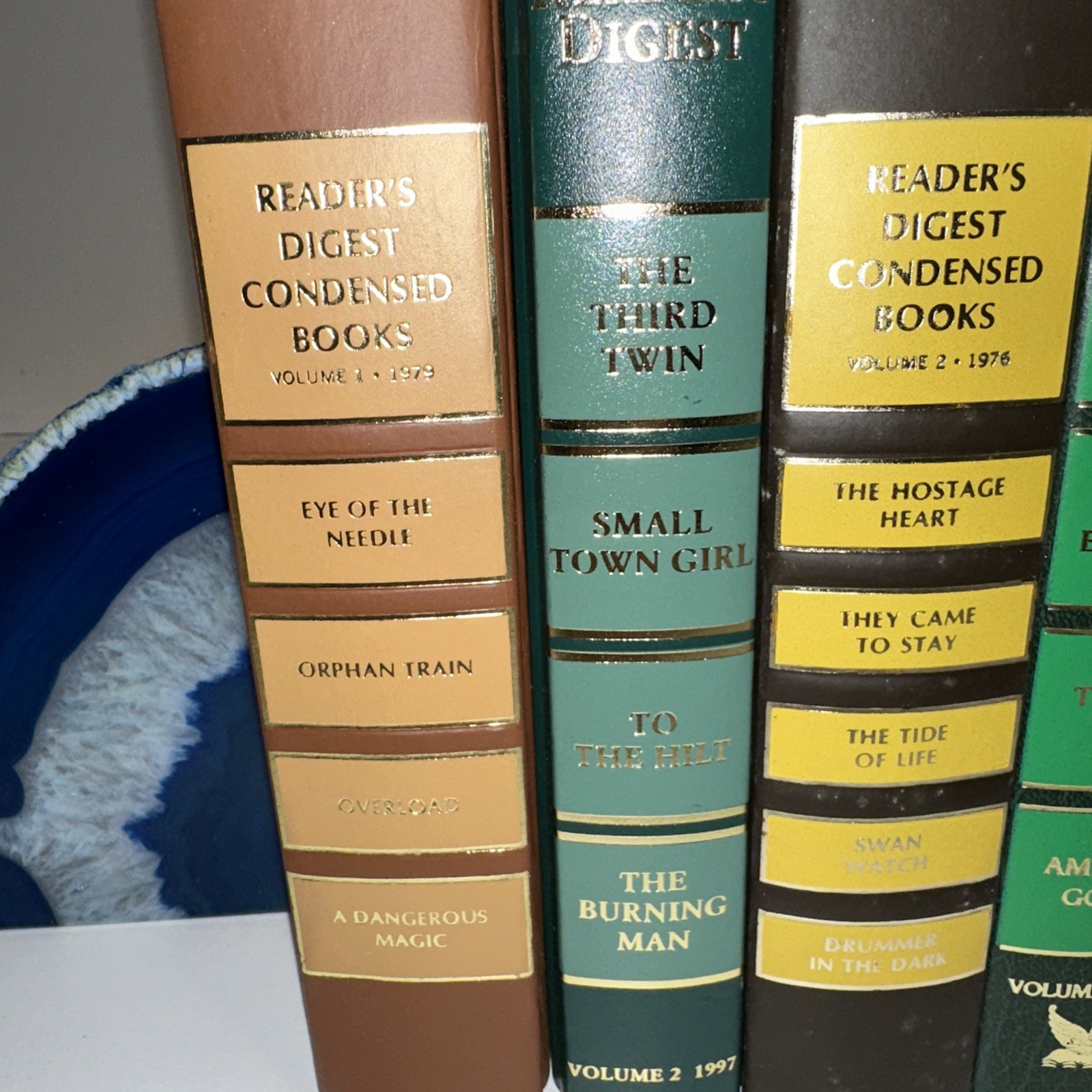 Readers Digest Condensed Books Gilded Top decorative cover 5