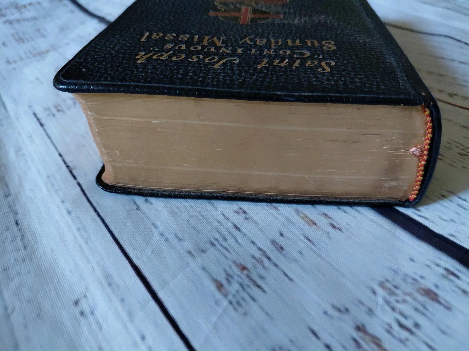 St Joseph Continuous Sunday Missal Confraternity Version 1957 Black Leather
