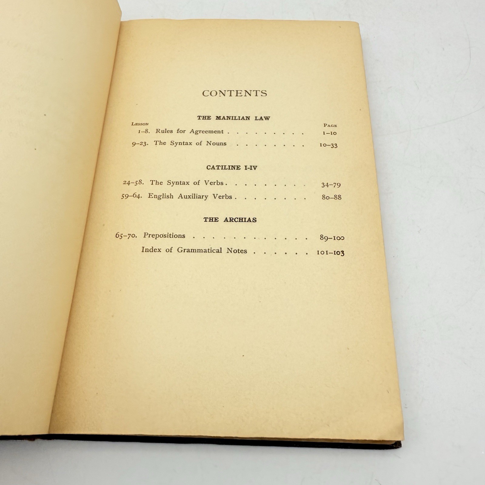 LATIN COMPOSITION FOR SECONDARY SCHOOLS PARTS II AND III D’Oodge, Benjamin L.