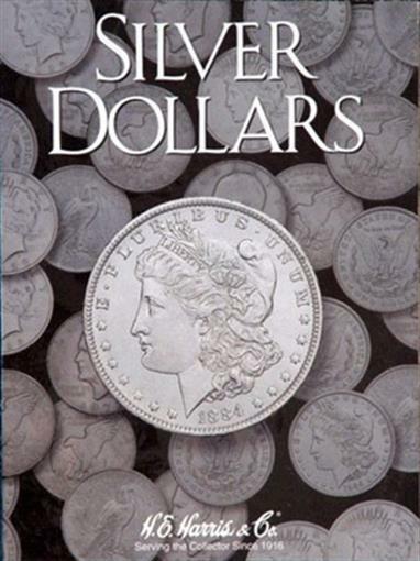Silver Dollars Collection Plain Folder HE Harris 2665 Album Free Shipping Deal