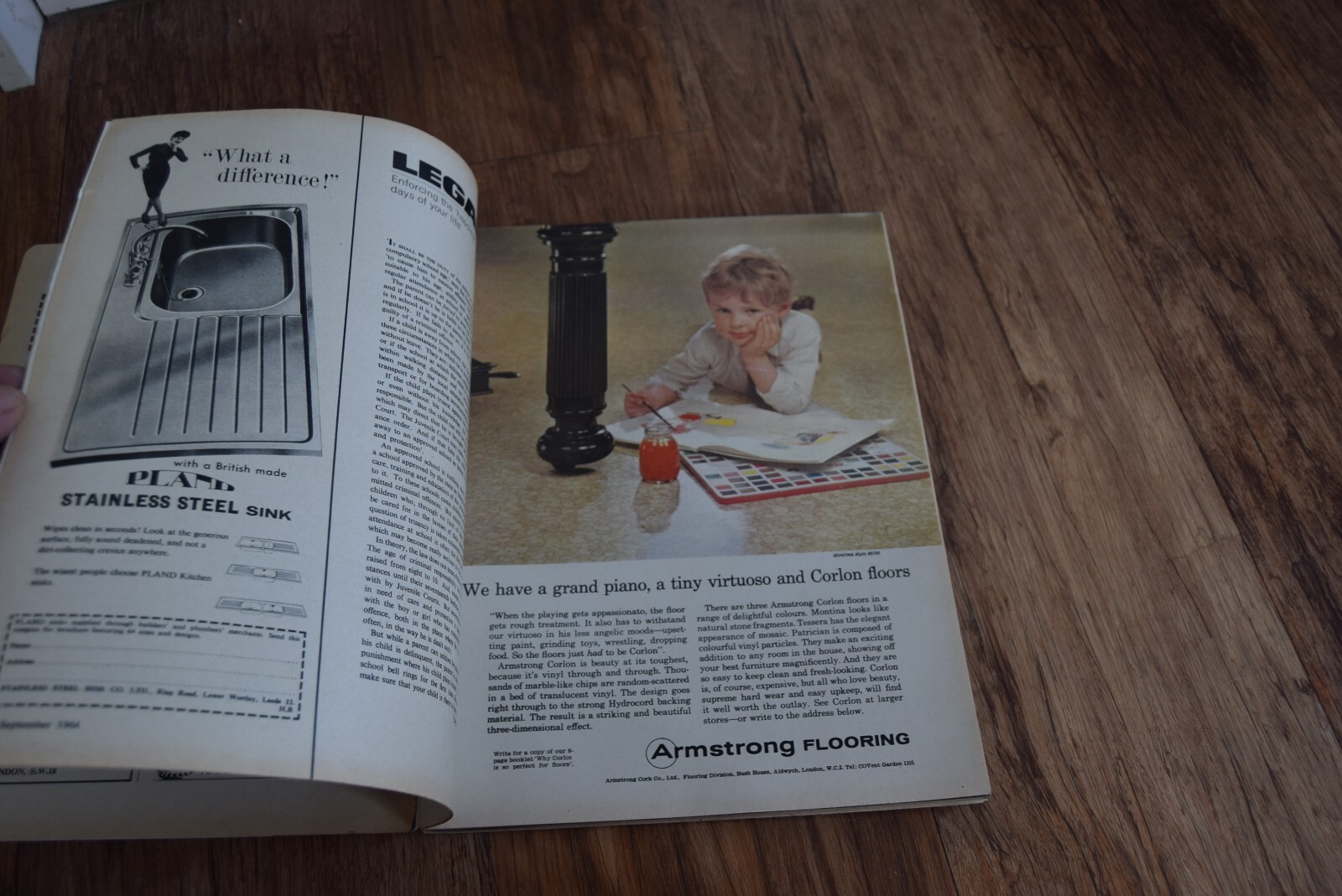 Vintage 1964 House Beautiful Magazine Retro home furnishings UK SELLER