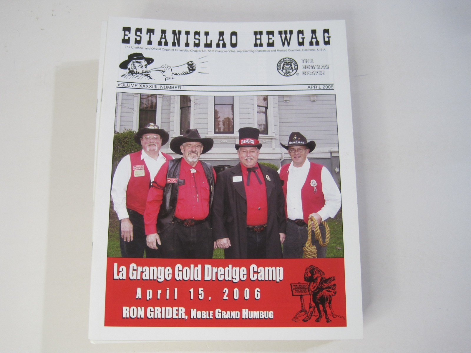 Estanislao Hewgag Clampers ECV Newsletter Lot of 34 – 2006-2025 E Clampus Vitus