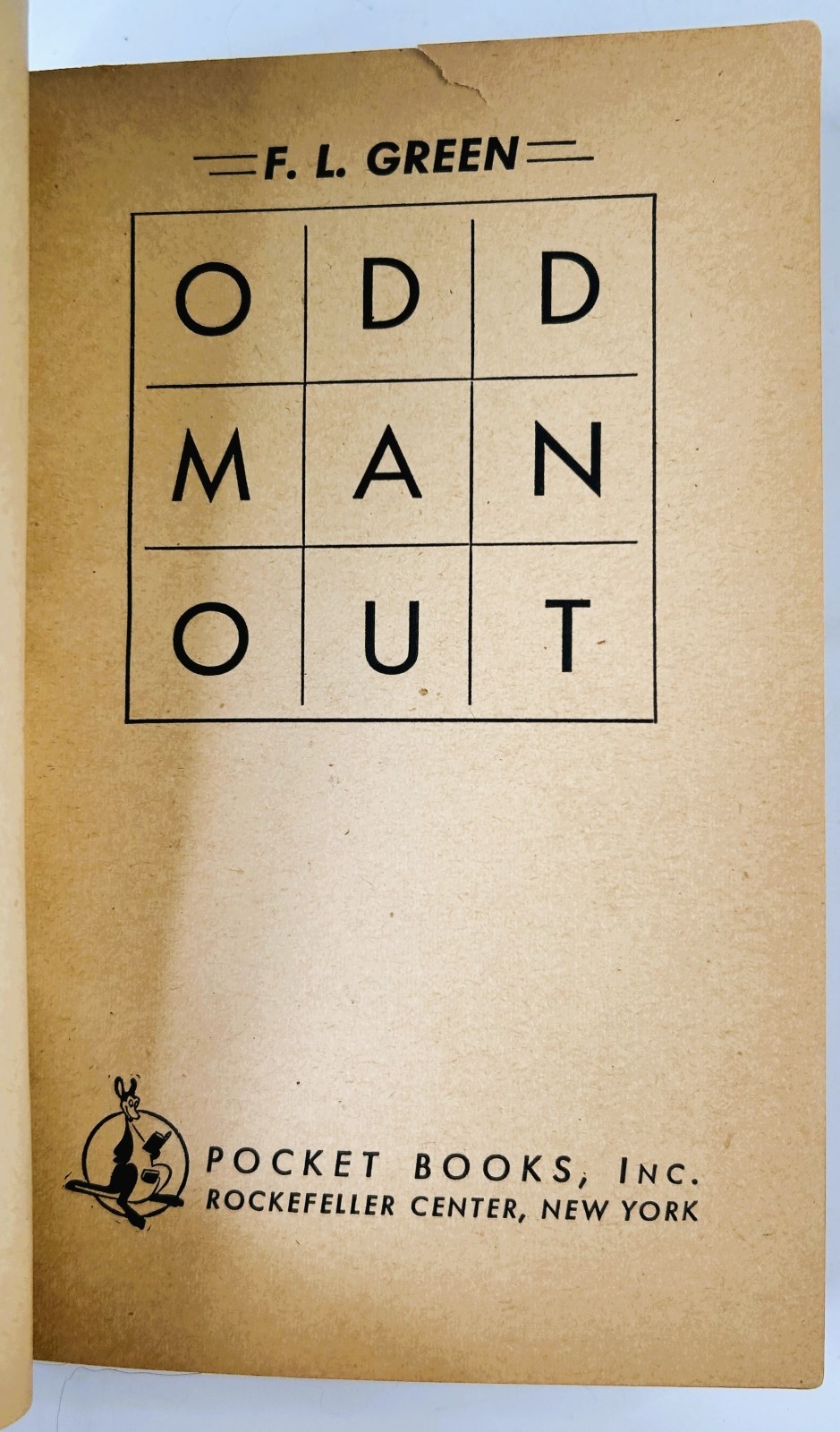 Pocket Book 472 ODD MAN OUT by F. L. Green 1947 Vintage Paperback PB