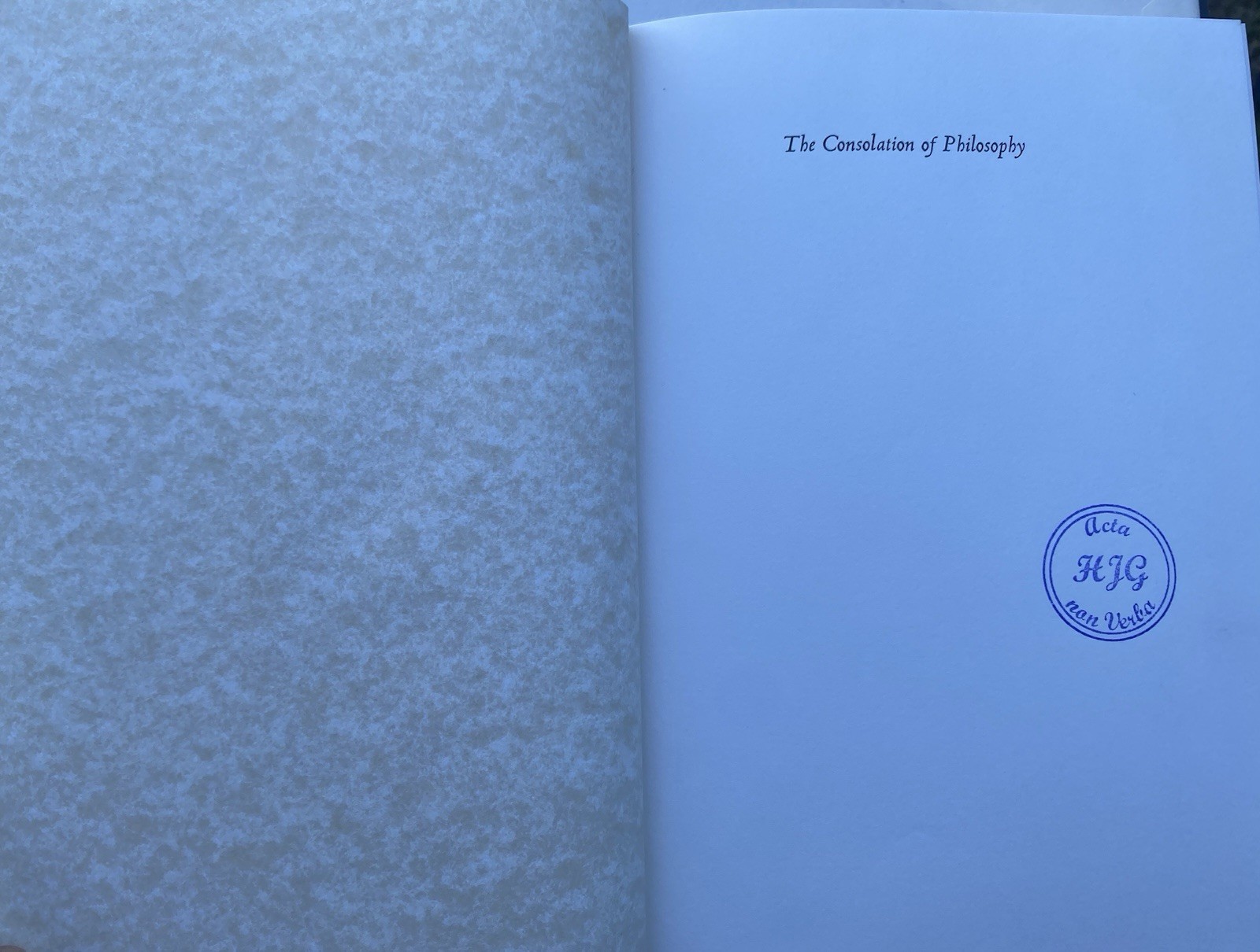 The Consolation of Philosophy – Boethius – Folio Society – 2009 – VGC