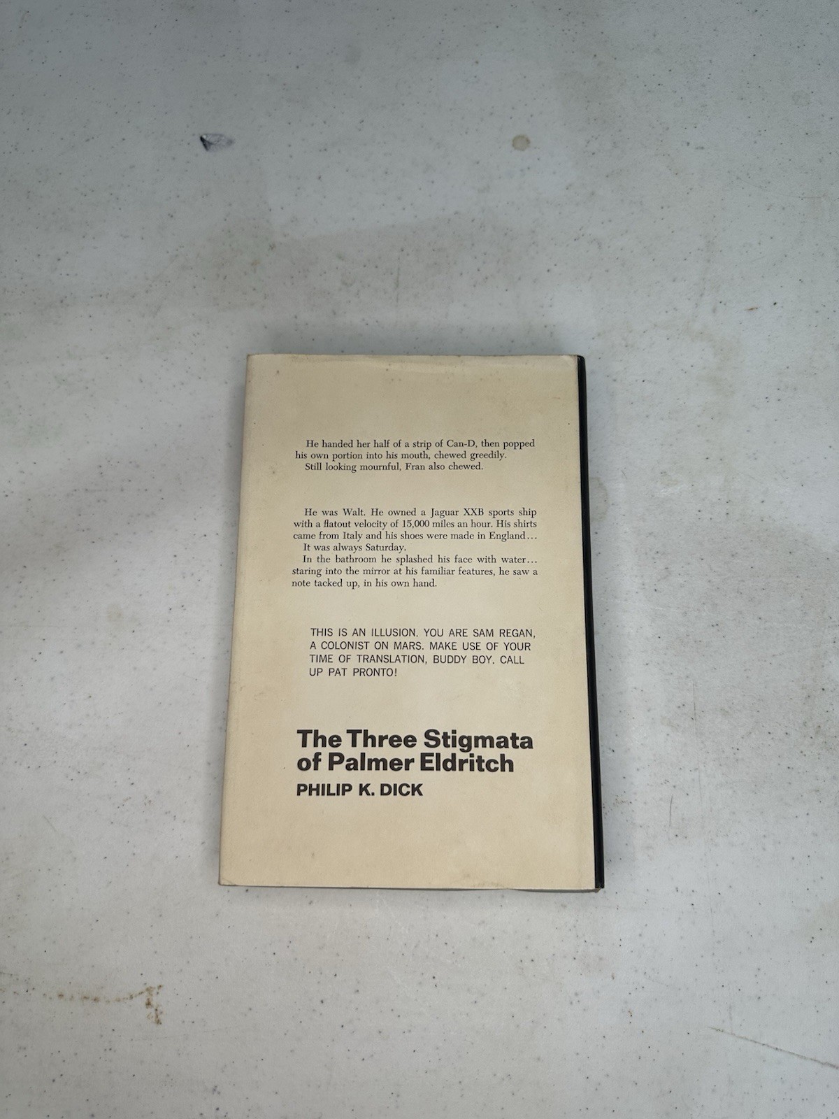 The Three Stigmata of Palmer Eldritch Philip K Dick 1965 Hardcover DJ BCE SFBC