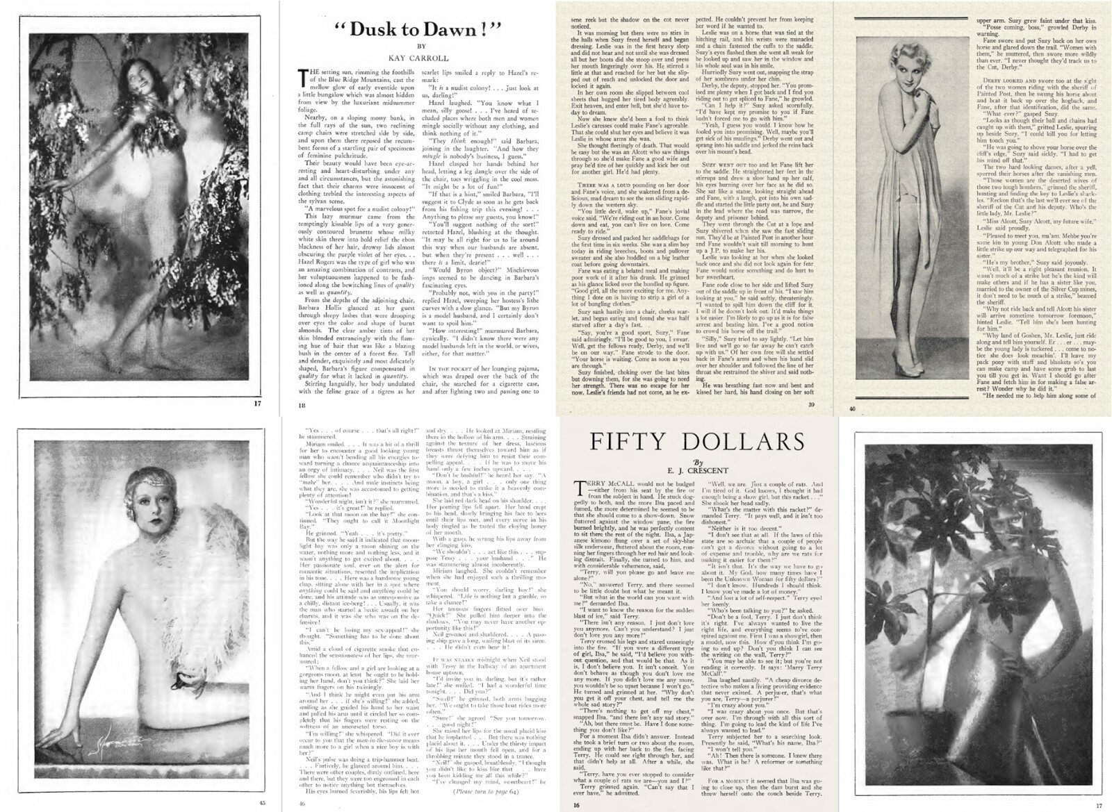 Spicy Stories – Daring Risqué Saucy Racy Naughty & Sexy – 9 Old Issues on DVD