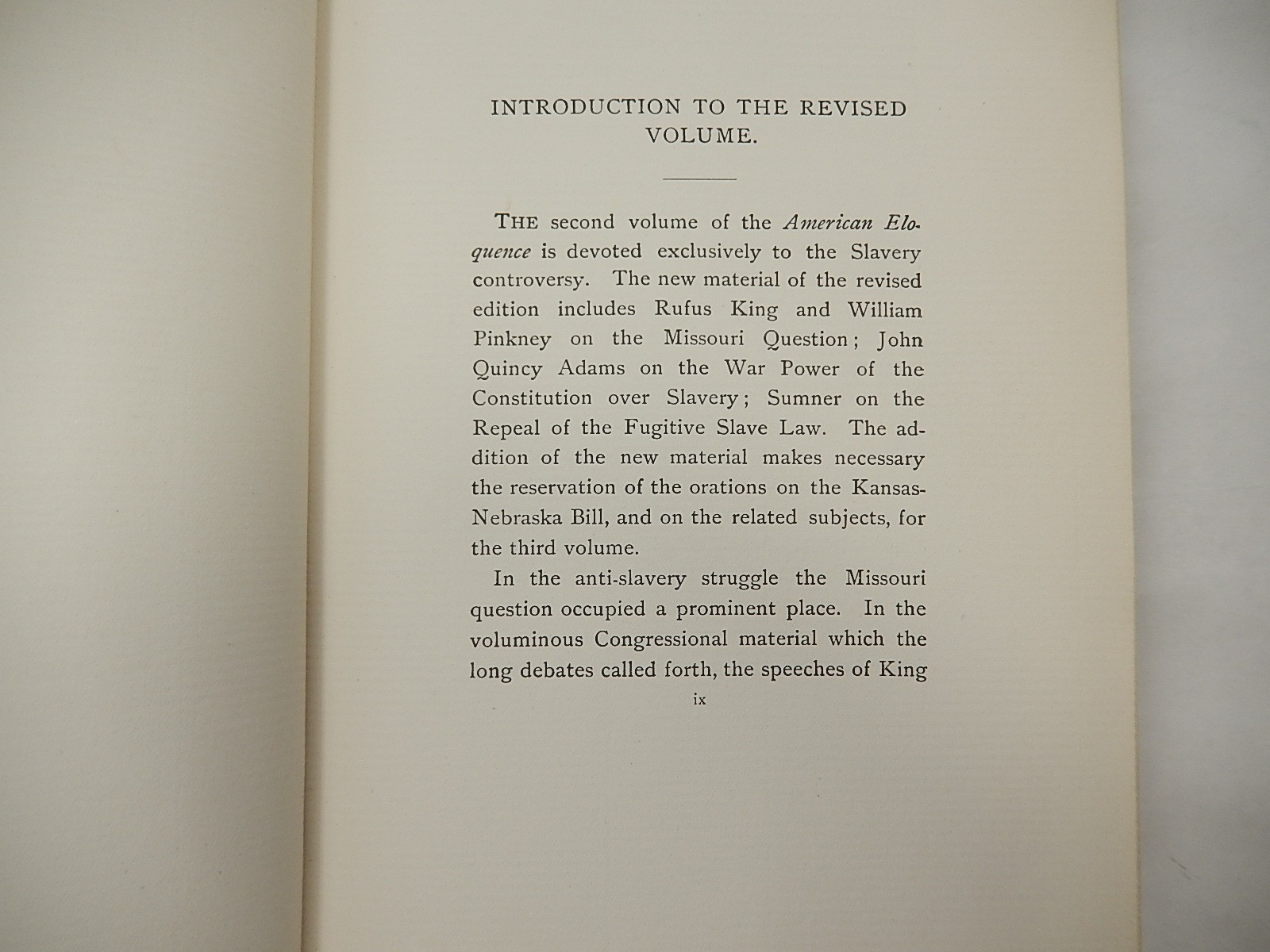 American Eloquence: Studies in American Political History, Volume 2 only, 1896