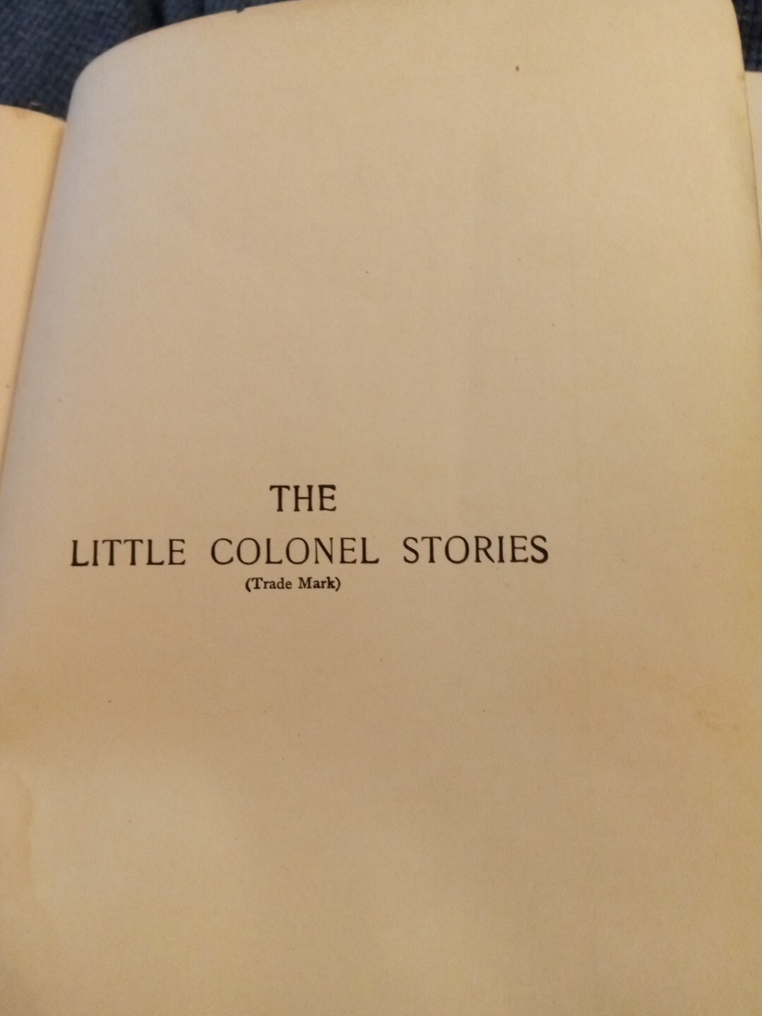 The Little Colonel Stories By Ann Fellows Johnson Illustrated By Etherid E Berry