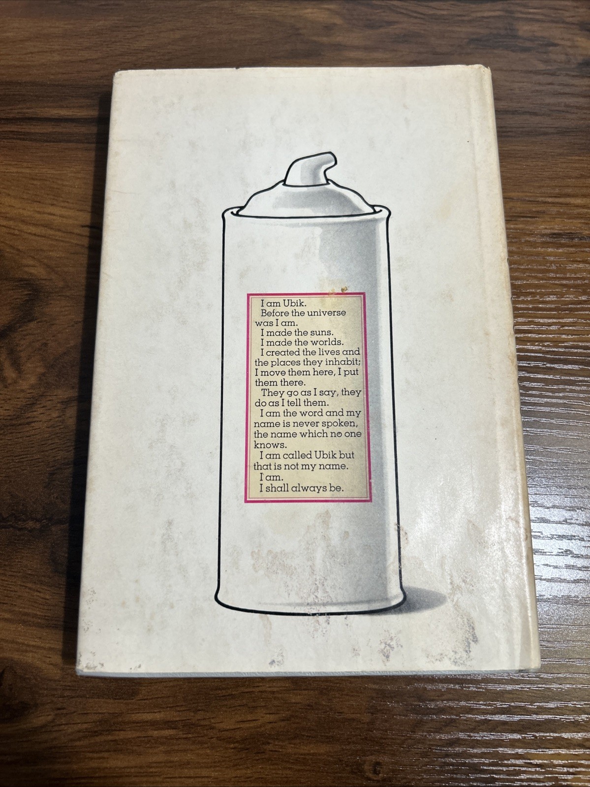 Ubik Philip K Dick 1969 Book Club Hardcover