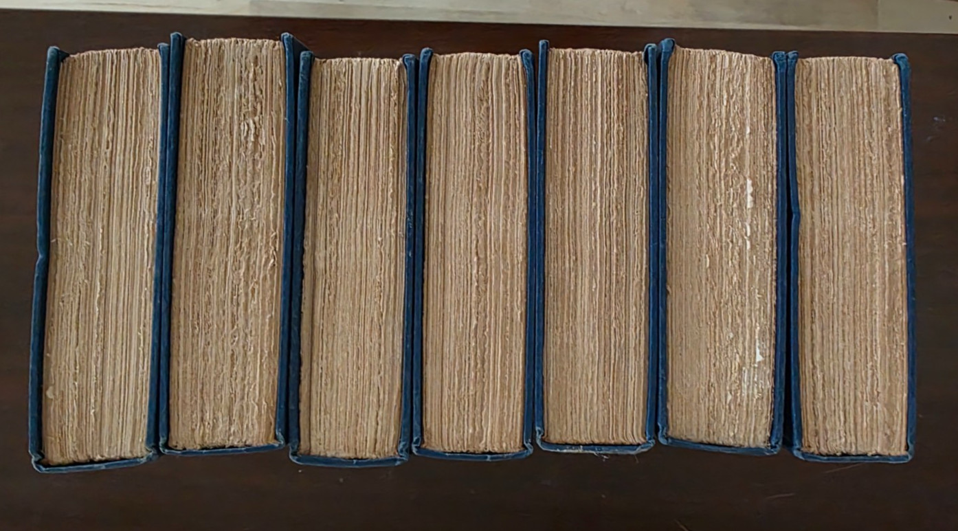 1899 Brontë 7 Volume Set Thornfield Edition Harper Illustrated Antique Gilt