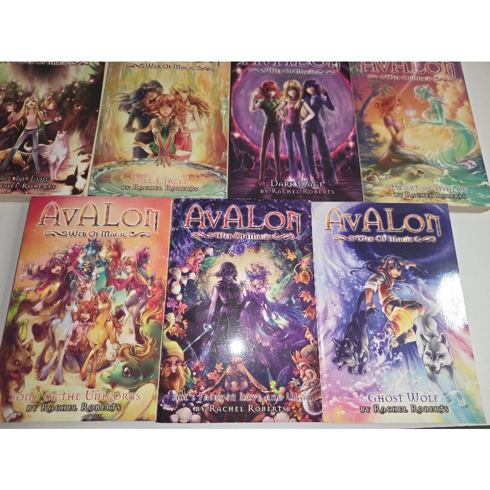 Avalon Web of Magic Series 1-3, 5-12 Almost Complete Book Lot Childrens Books