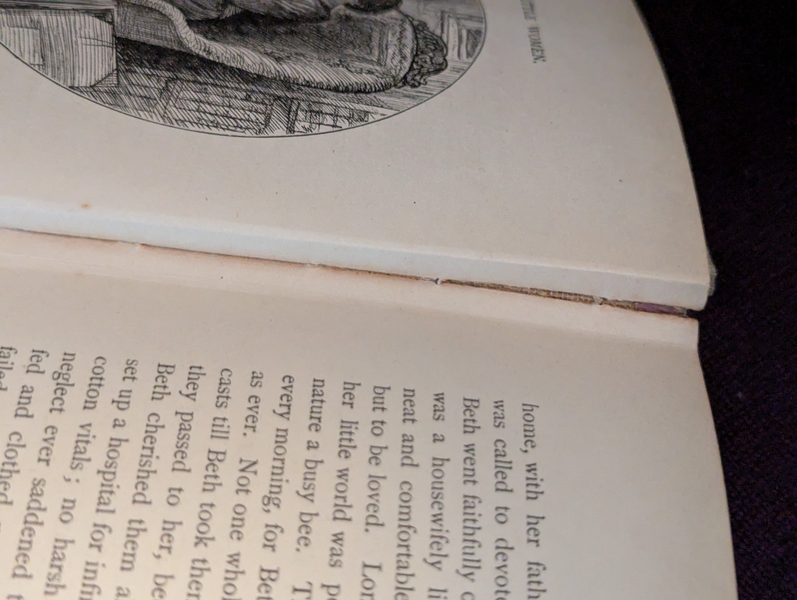 Rare ILLUSTRATED 1896 LITTLE WOMEN by Alcott Victorian Antique book