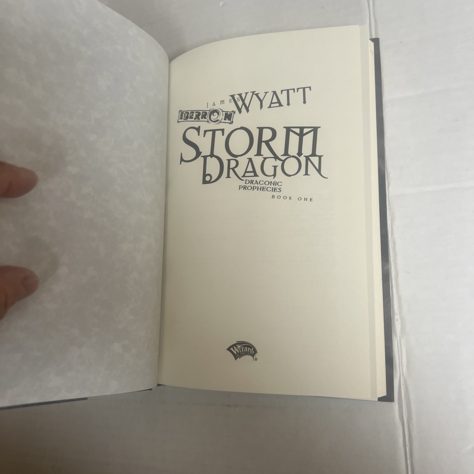 James Wyatt – Draconic Prophecies – 3 Vol Set – Dragon War – Storm – Force – 1st