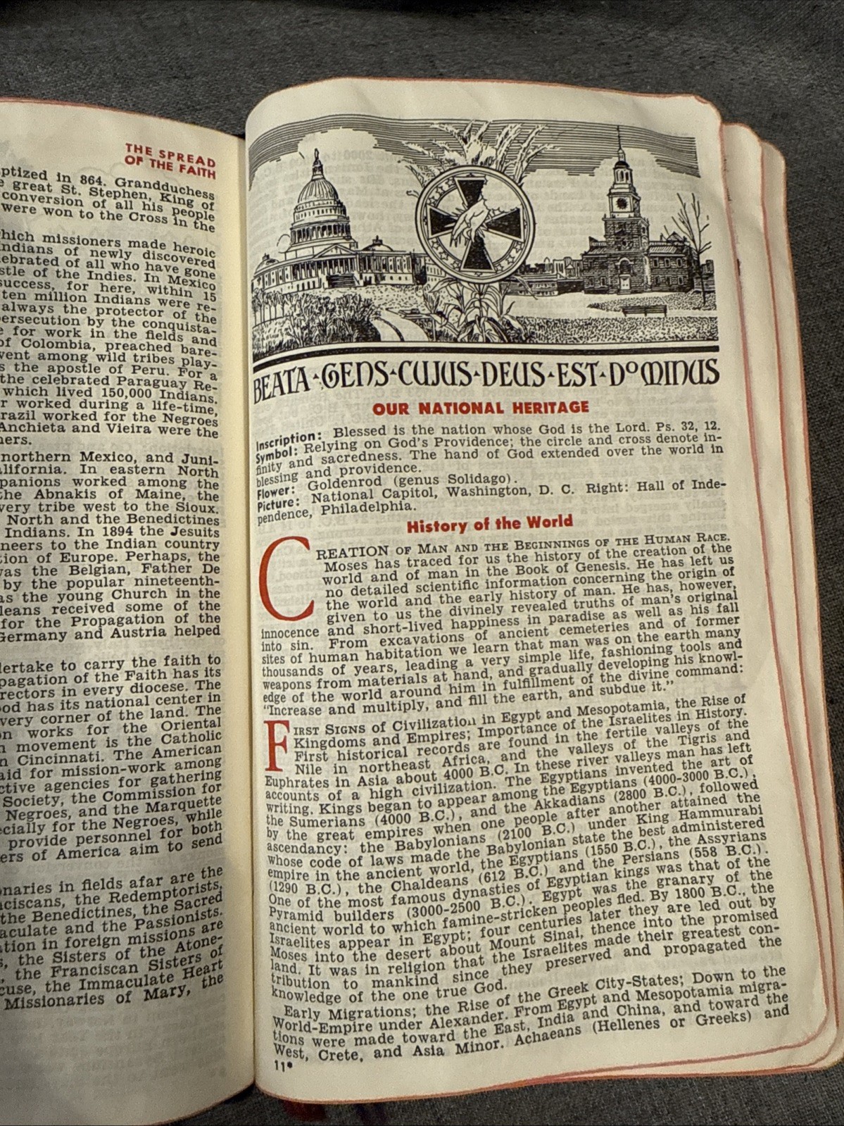 1948 Saint Mary My Everyday Missal & Heritage Benzinger Bros, Inc Plus Xtras