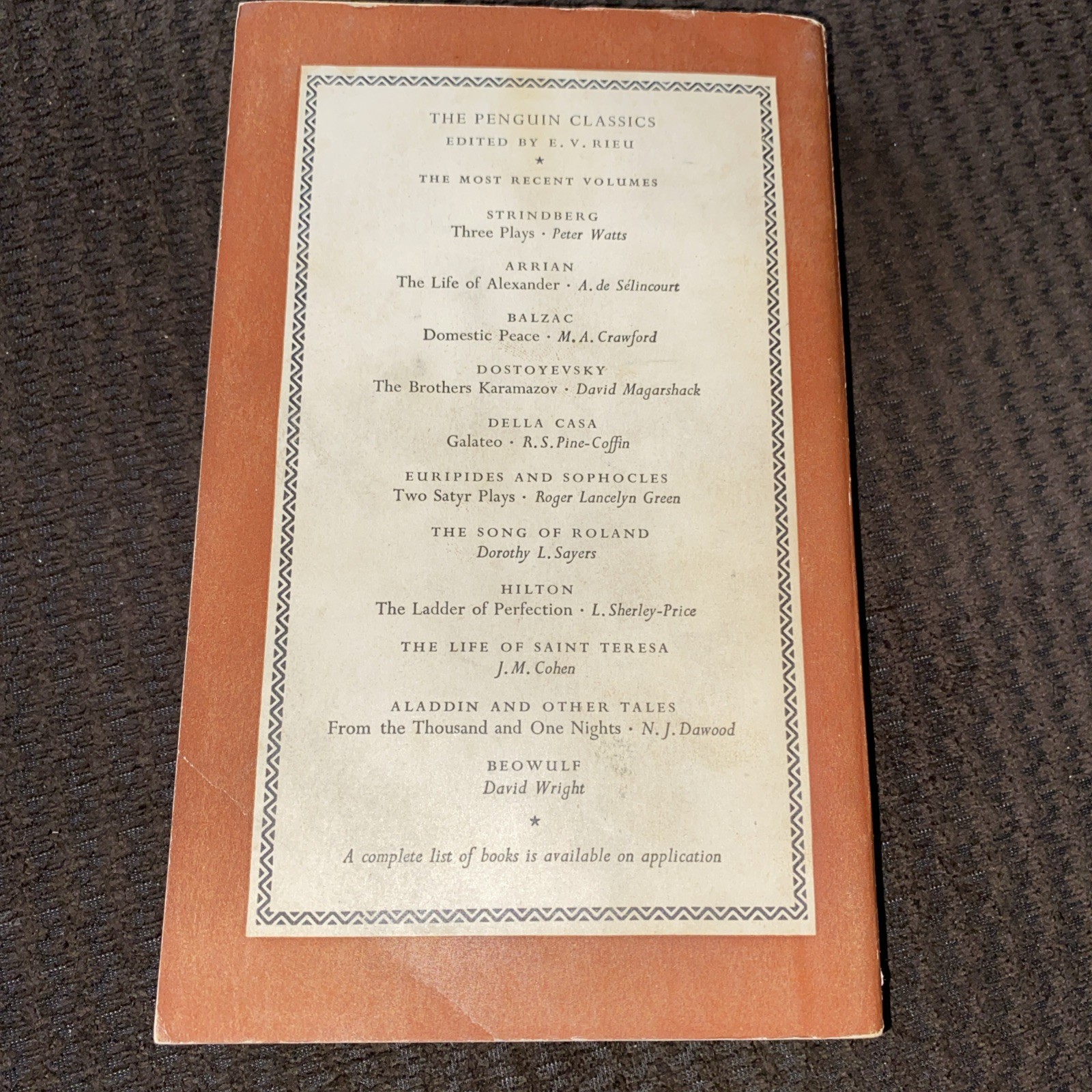 Plato The Republic 1958 Penguin Classics Paperback PB L48 Vtg