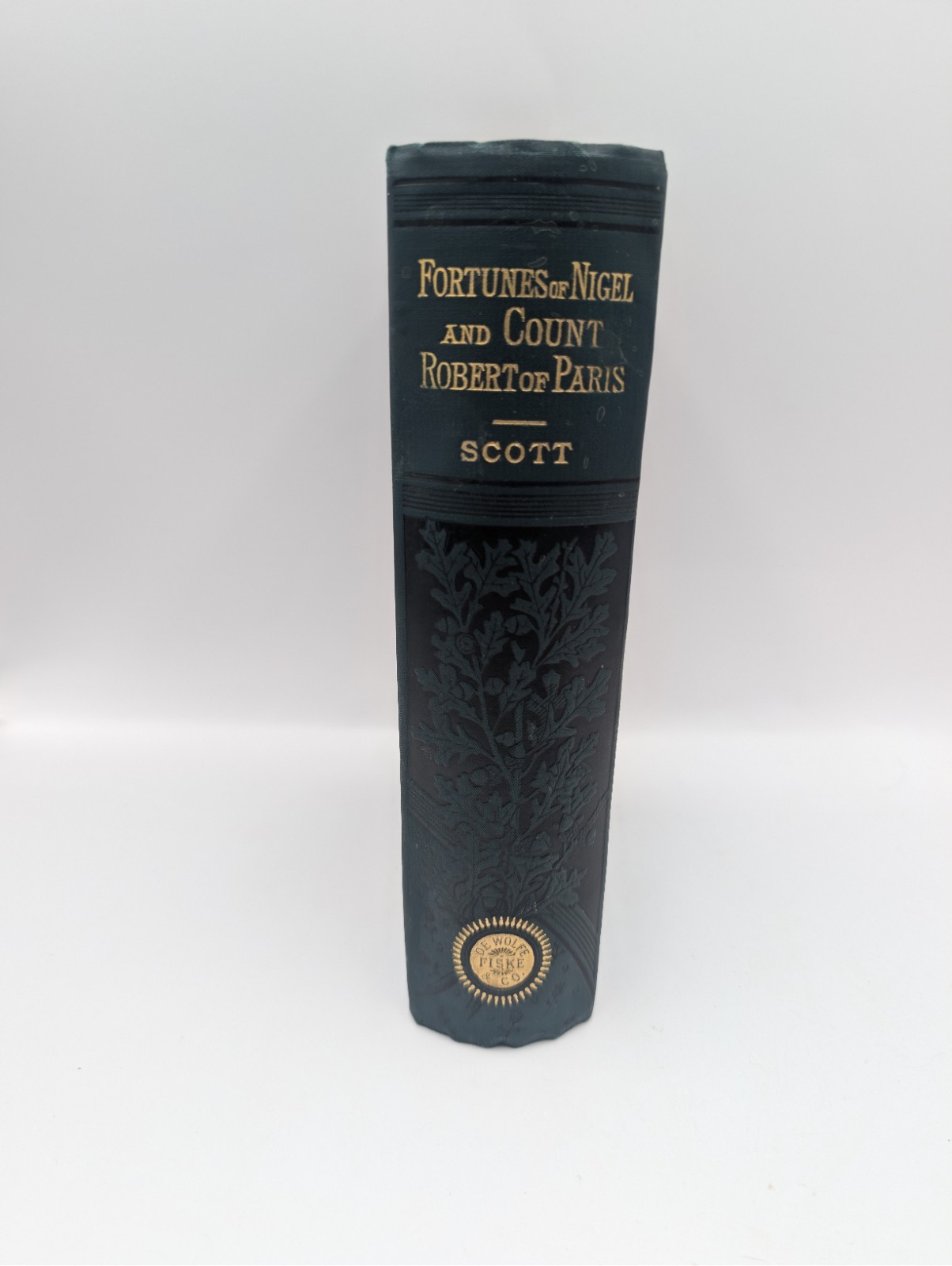 Antique 1880s Sir Walter Scott 3-Volume Hardcover Set – DeWolfe Fiske & Co. – De