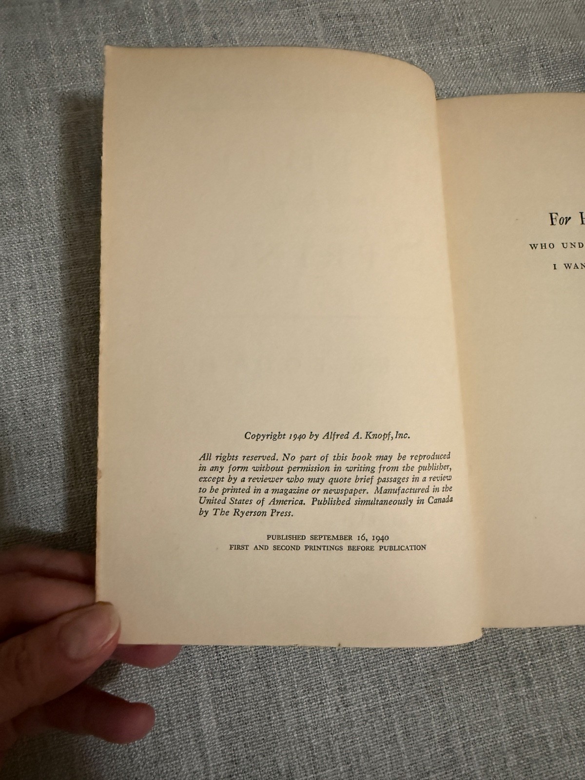 📘 Europe in the Spring – Clare Boothe (1940, Alfred A. Knopf) 1st Edition Book