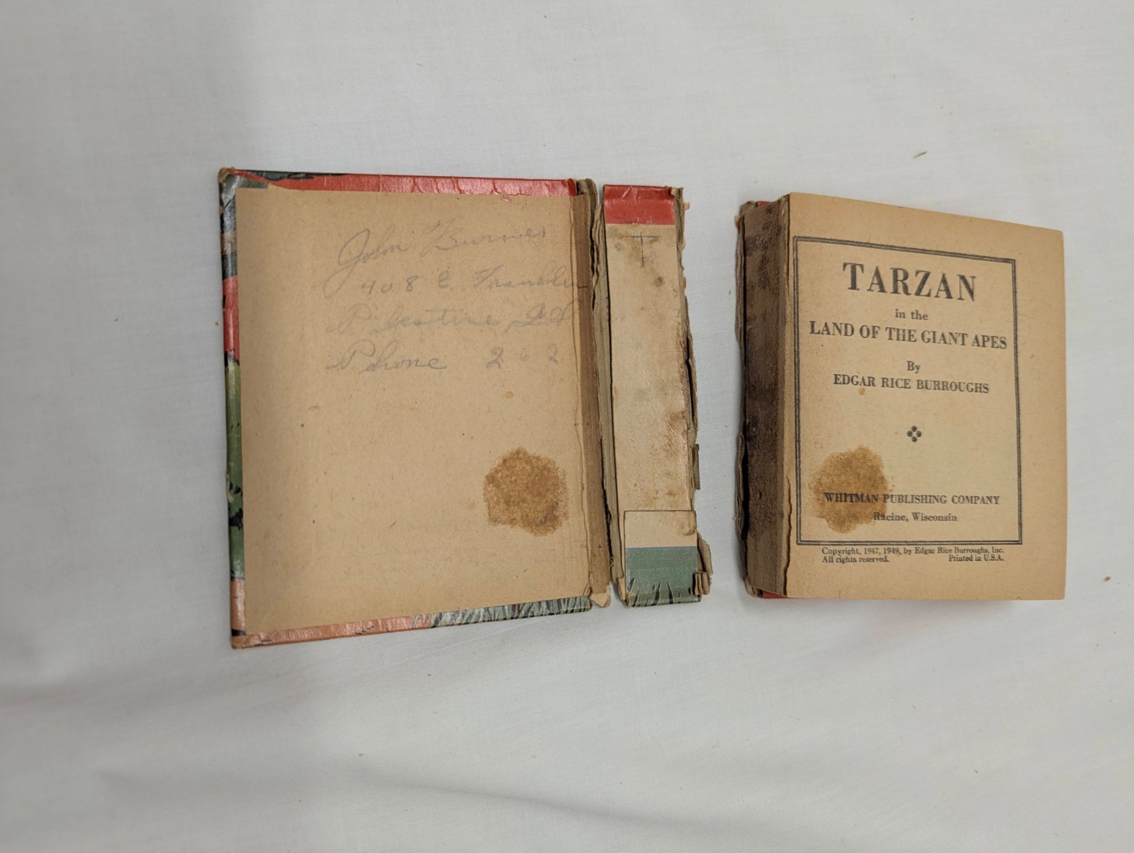 Vintage Better Little Books Lot of 3 Tarzan Bugs Bunny Our Gang Adventures Whitm