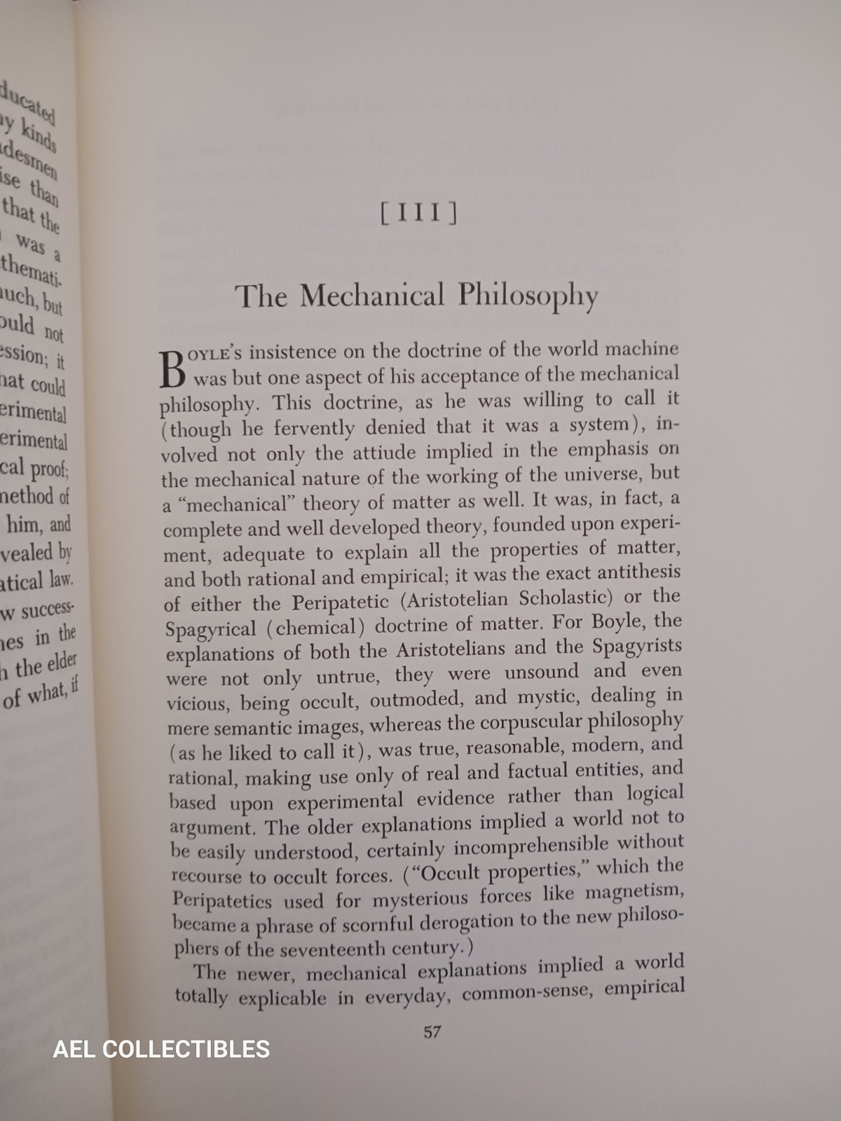 ROBERT BOYLE ON NATURAL PHILOSOPHY Marie Boas Hall / Indiana Uni 1965 4TH SALE!