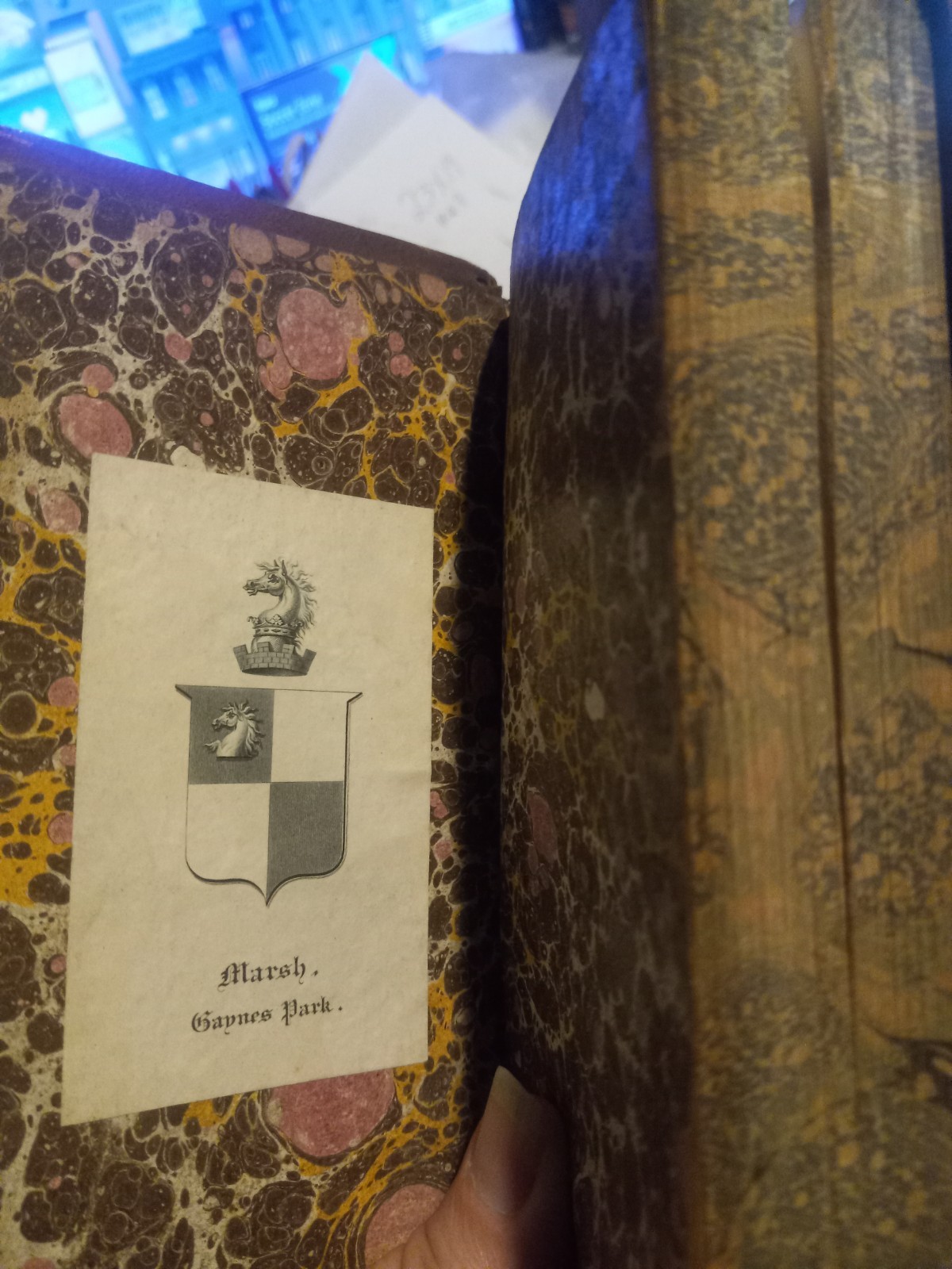 1782 HISTOIRE ROMAINE BY M ROLLIN FULL LEATHER VOLUME 8 ONLY, W/MAP OF ALGERIA