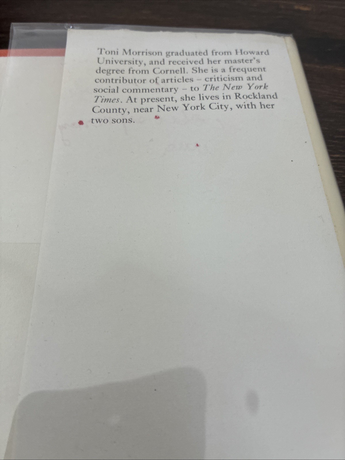 Sula (1973) Toni Morrison 1st British Edition