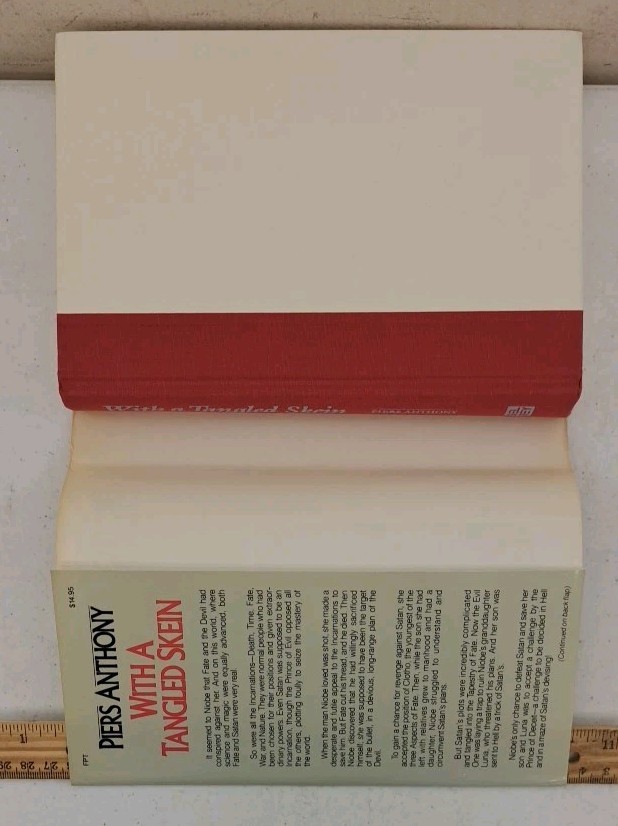 1985 2st Printing 1st Edition-Piers Anthony’s With a Tangled Skein-Book 3