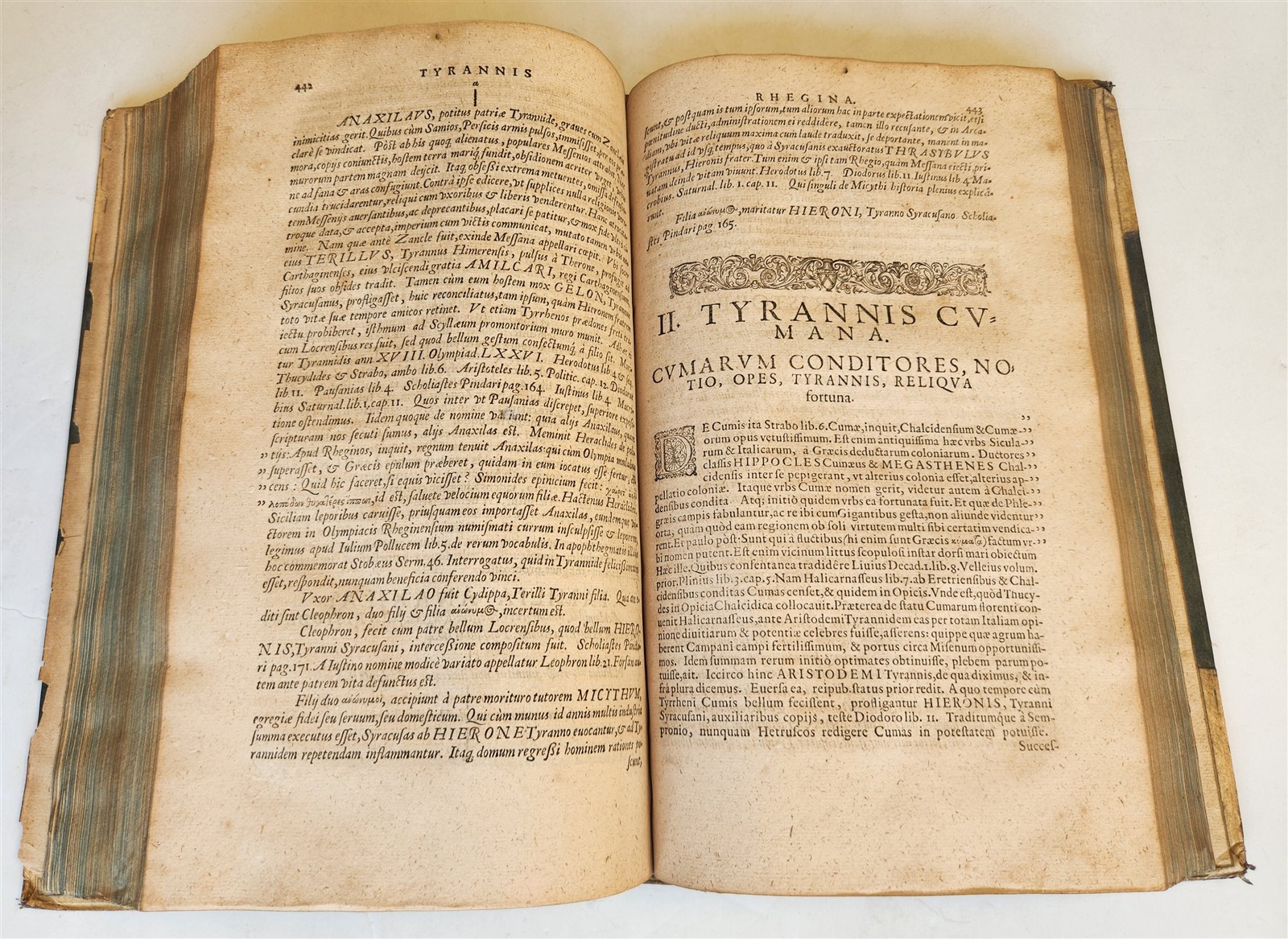 1595 HISTORY OF KINGDOM of MEDES & PERSIANS 16th century folio ANTIQUE