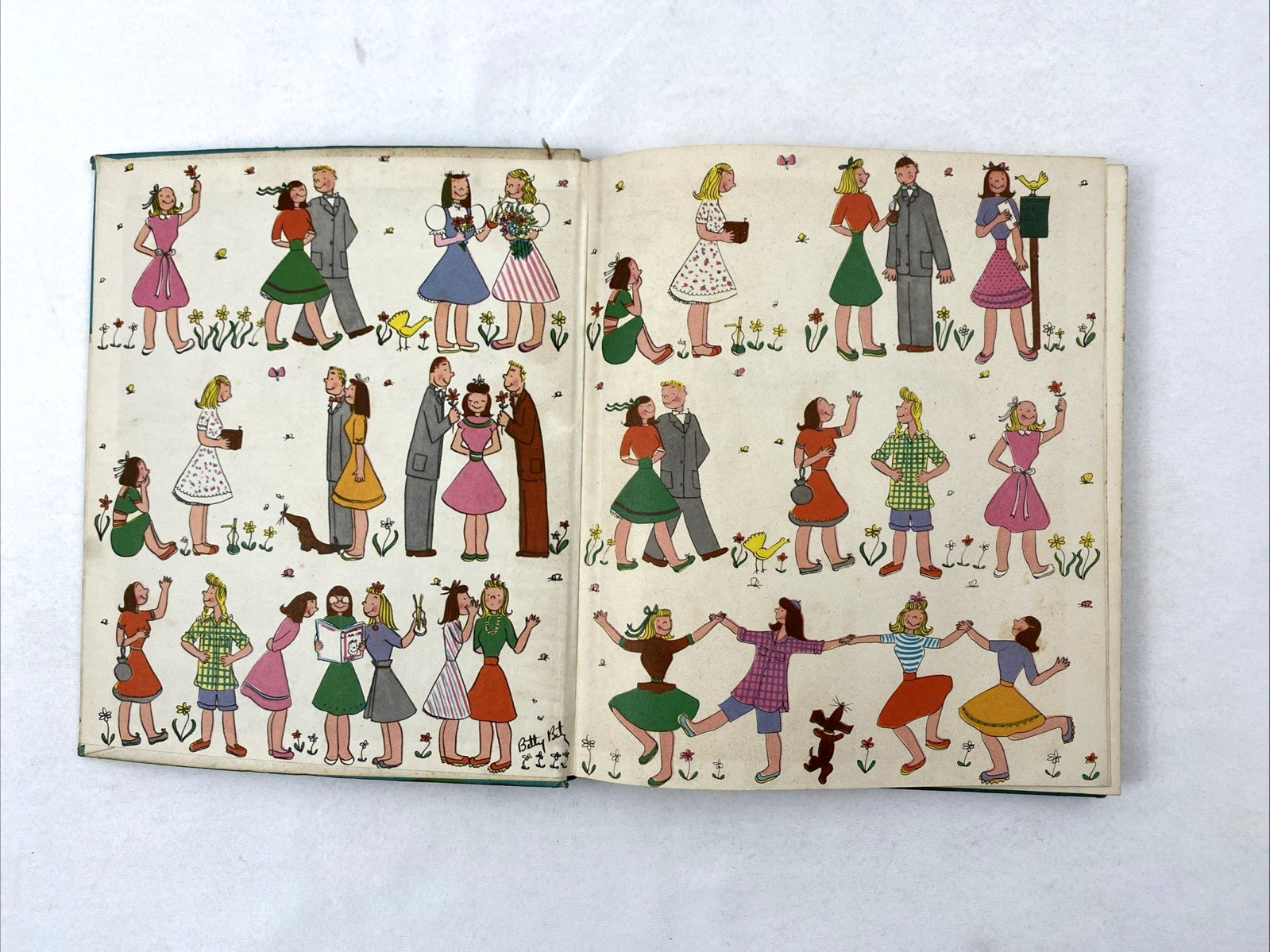 Vintage Your Manners Are Showing Betty Betz Signed Teen Etiquette HC Book