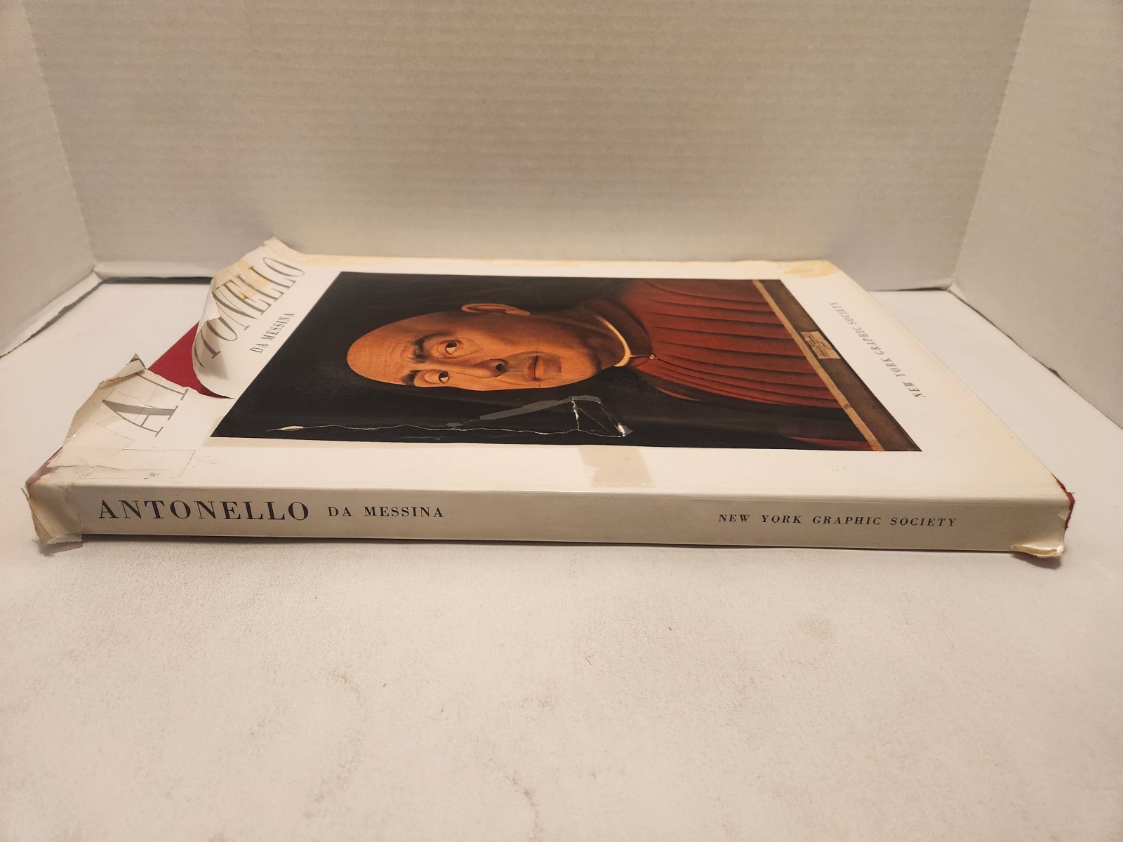 Antonello Da Messina Stefano Bottari 1955 HCDJ Color Plates Large Free Shipping