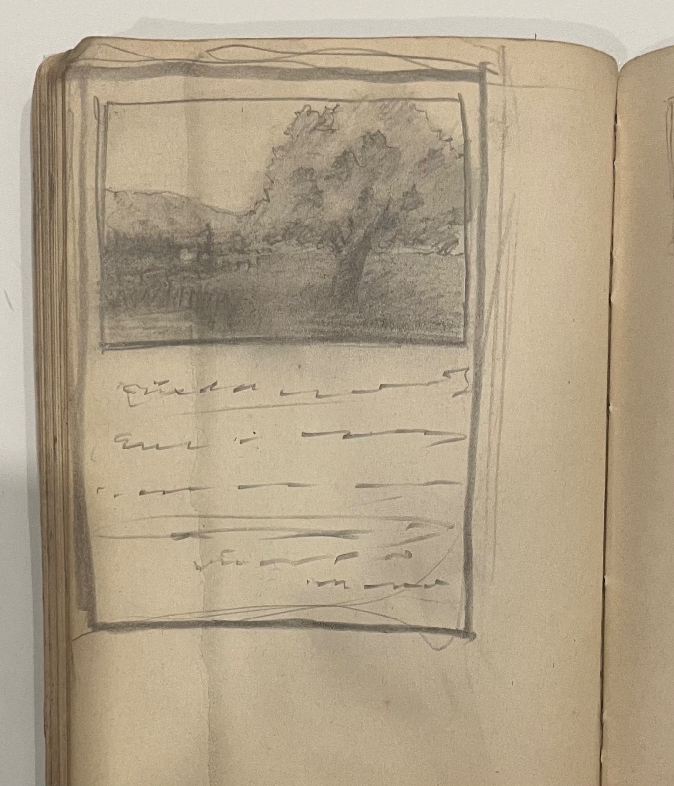 Antique Donald Mills (B. 1896) American Sketchbooks of Drawings