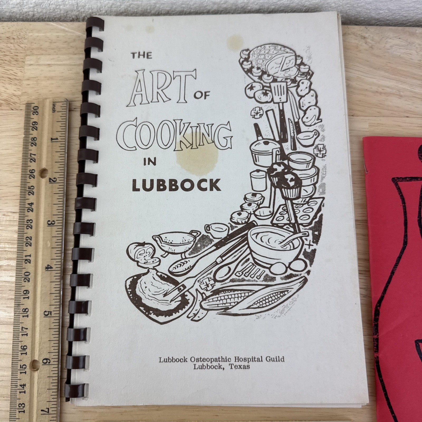 Vintage Community Cookbooks Lubbock Texas Home Econ, First Baptist & Hospital