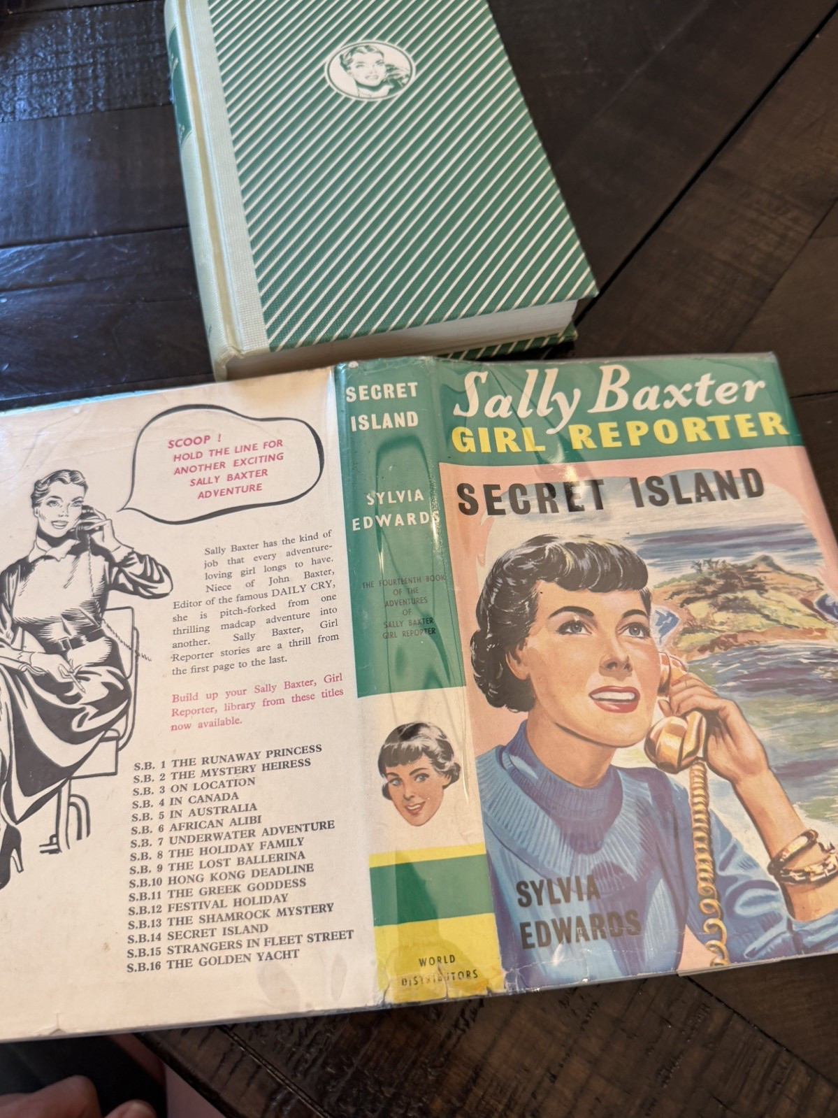 Sally Baxter, Girl Reporter #14 Secret Island DJ Excellent RARE UK Hardcover