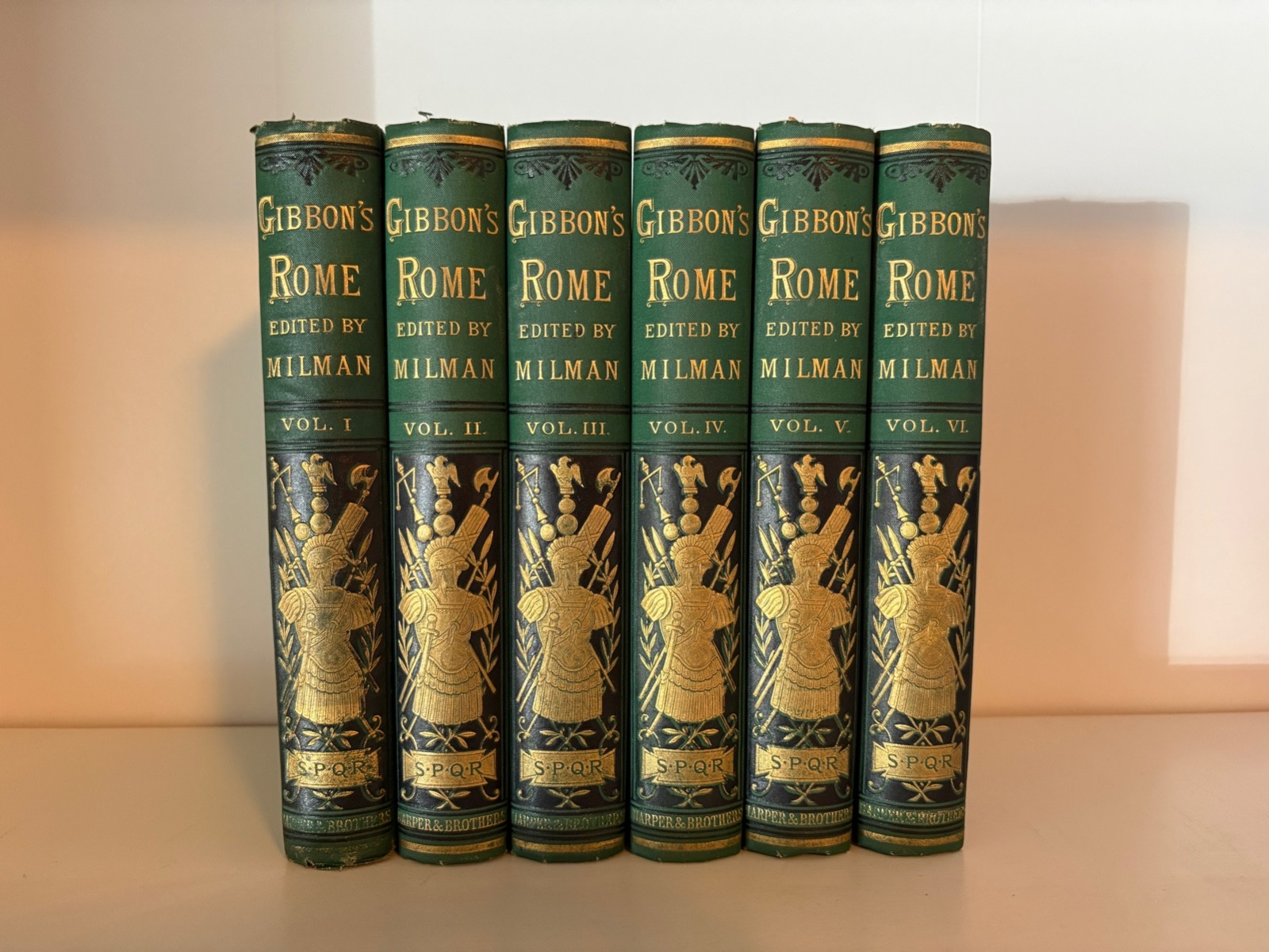 Decline and Fall of the Roman Empire by Edward Gibbons (Harper, 1881)