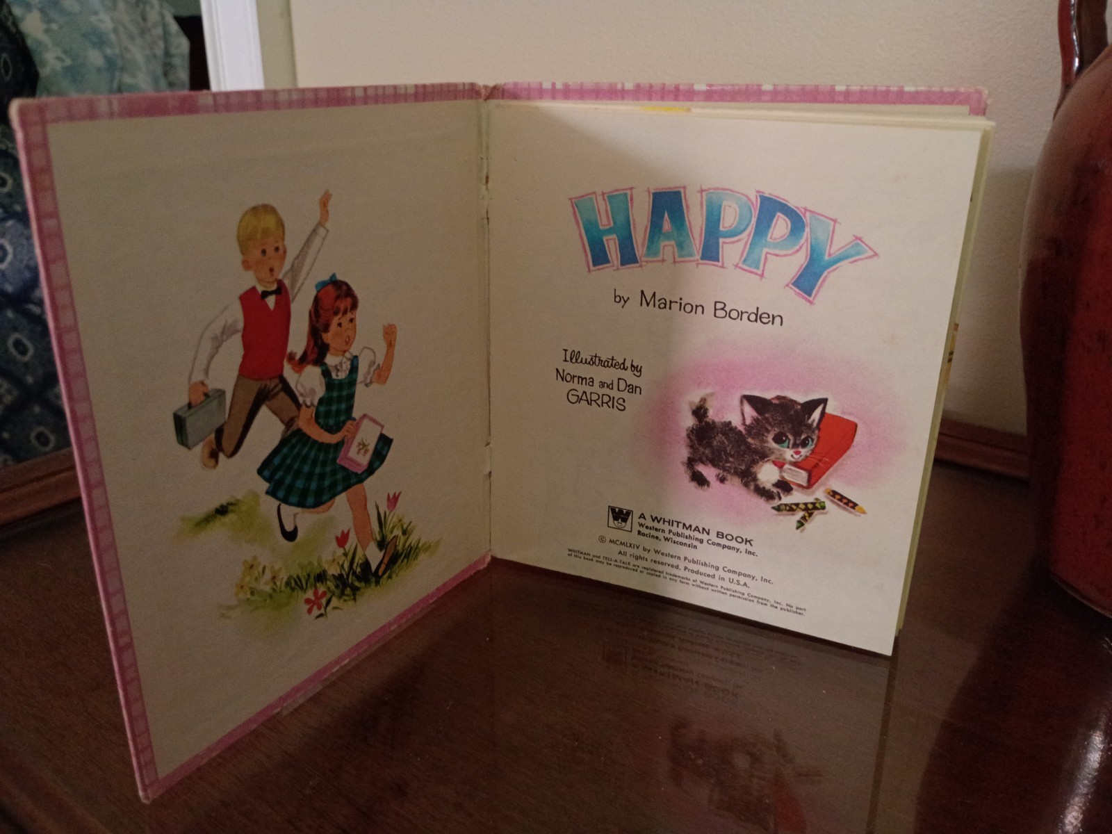 HAPPY ~ Vintage – Whitman Tell-A-Tale Book – 1964