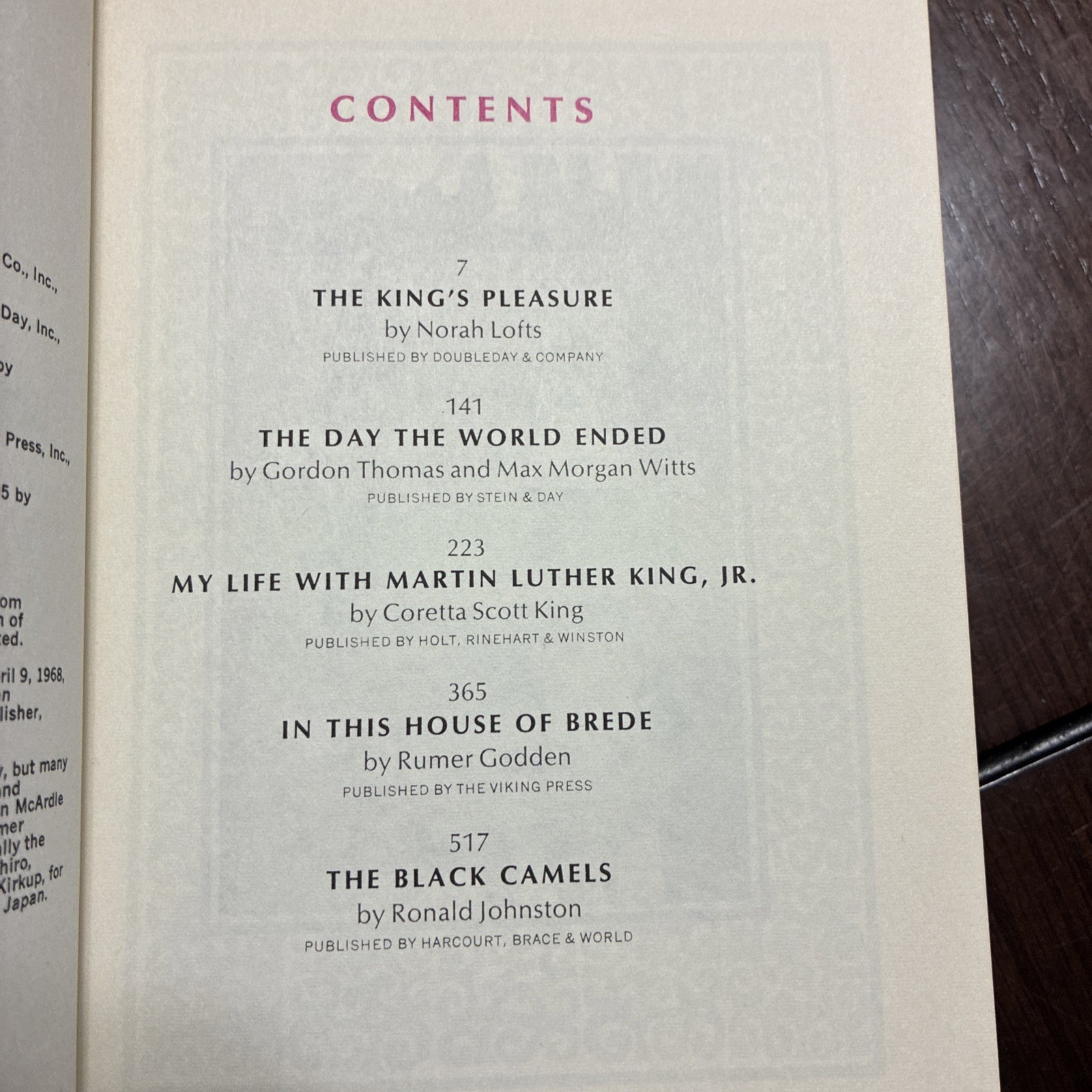 Reader’s Digest Condensed Books 1969,Volume 4,HC,Reader’s Digest Association