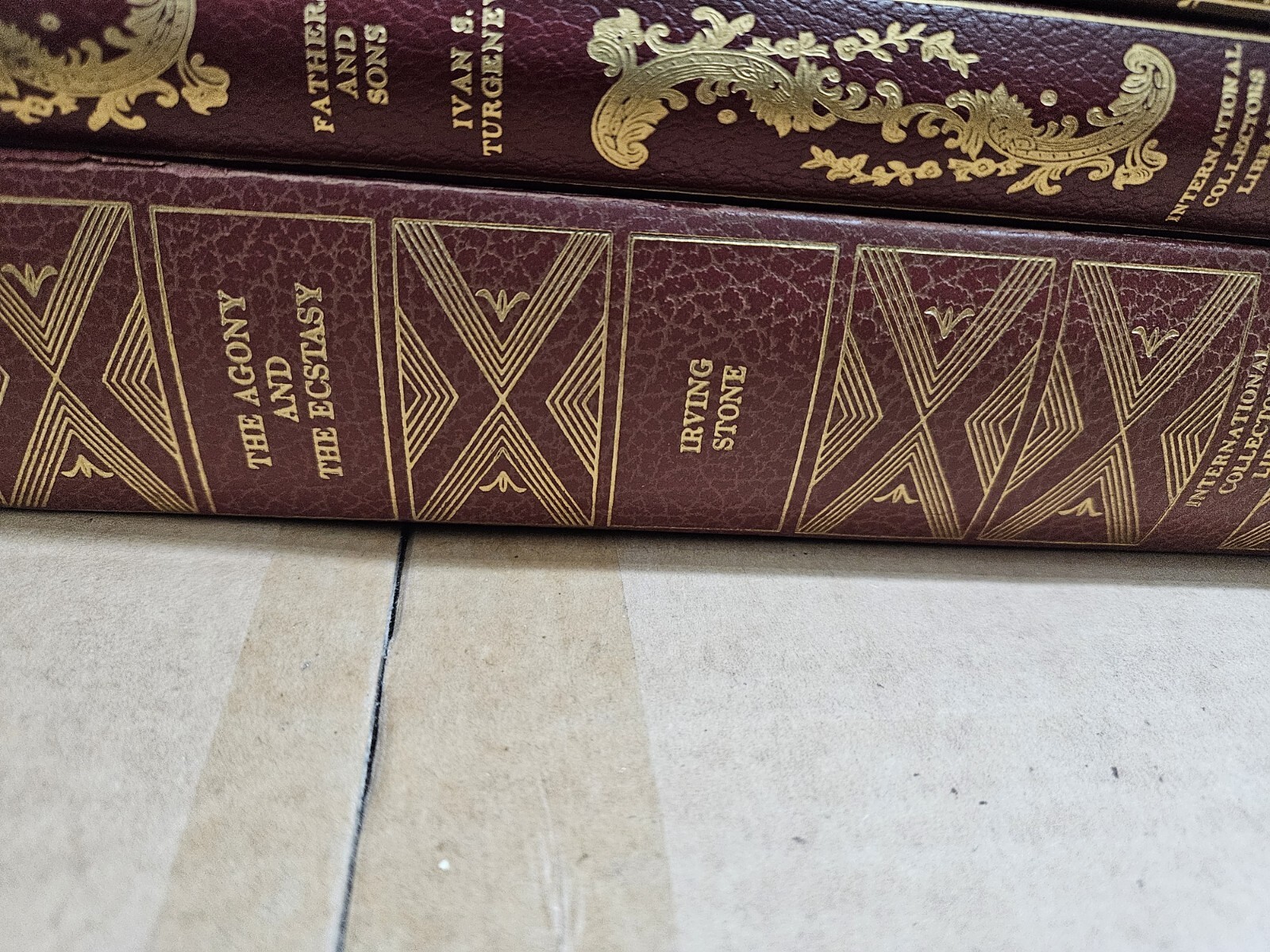 3x international collectors library ICL books Classics Agony Love Father Son