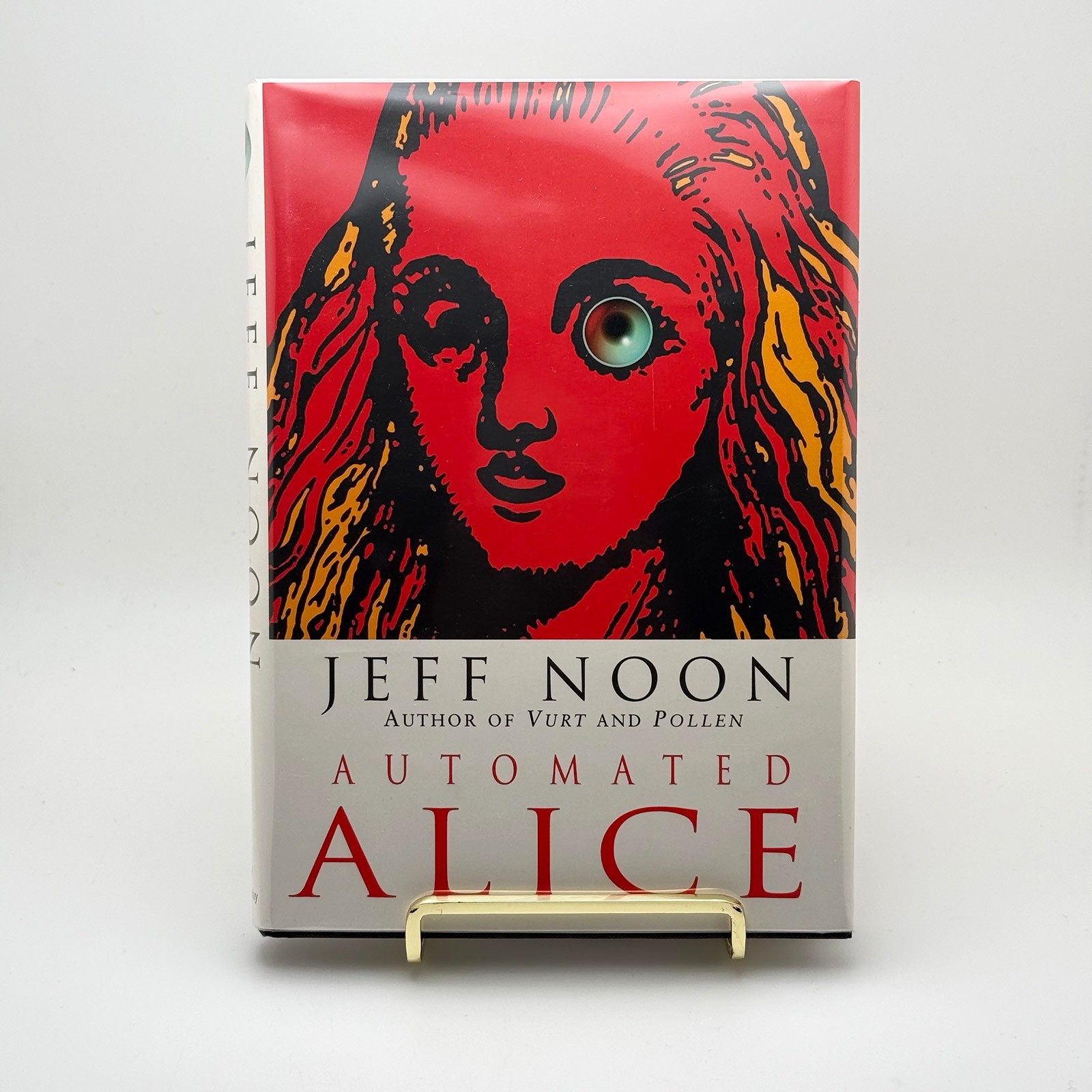 SIGNED – Automated Alice by Jeff Noon – 1st Ed HC 1996 + Proof Copy Lot ARC