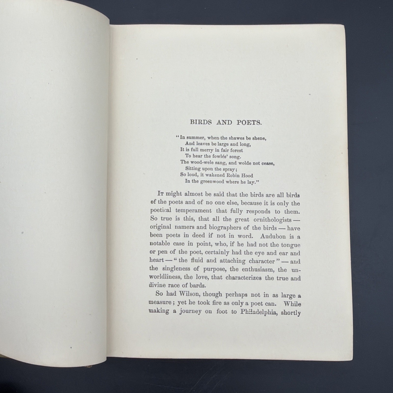 1893 Birds and Poets With Other Papers by John Burroughs Antique Book Poetry Old