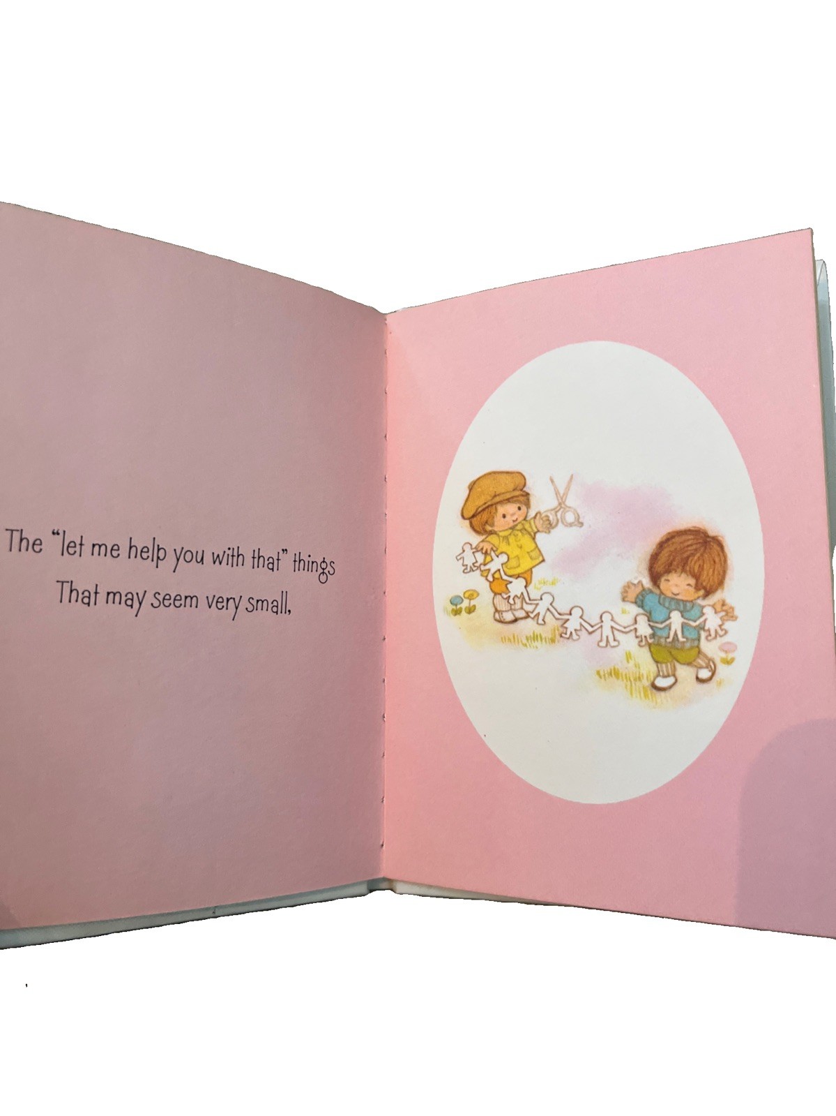 VTG 1972 Hallmark Mini Book Little Things Friendship Illustrated Katherine Davis