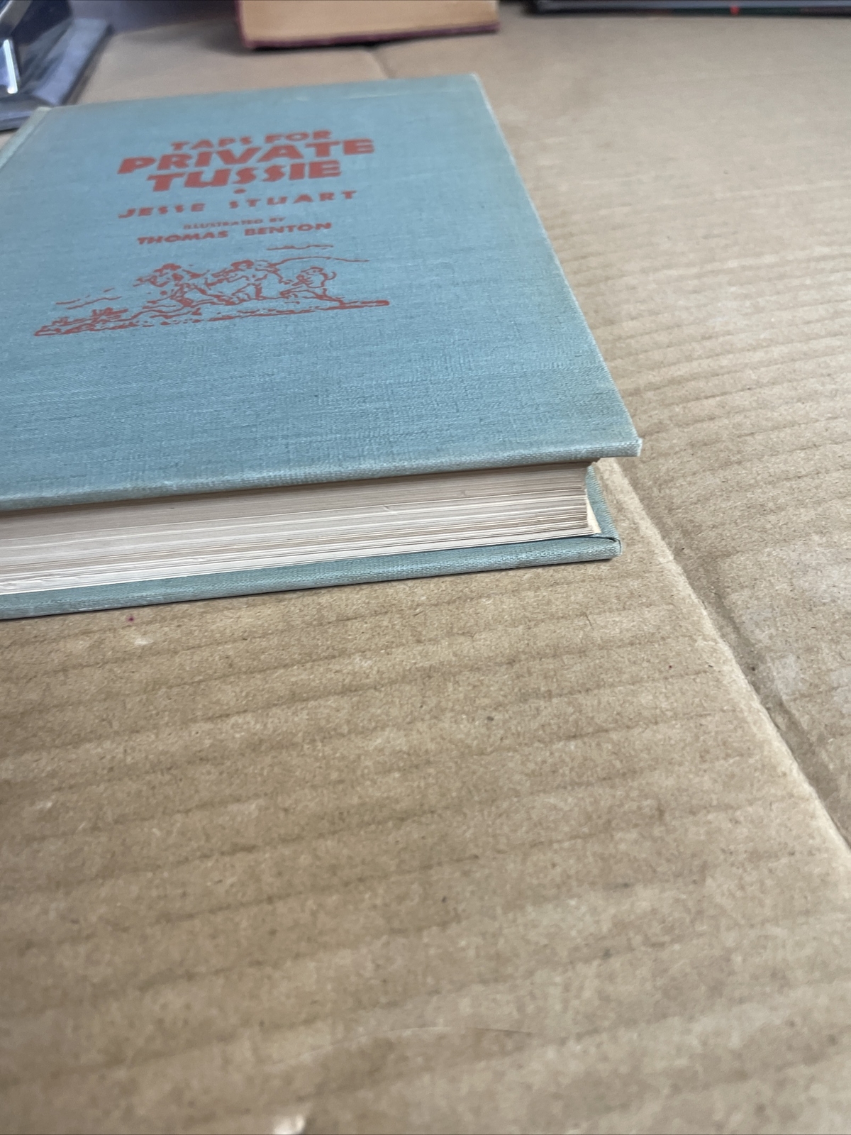 Taps For Private Tussie by Jesse Stuart 1943 Thomas Hart Benton Illustrations
