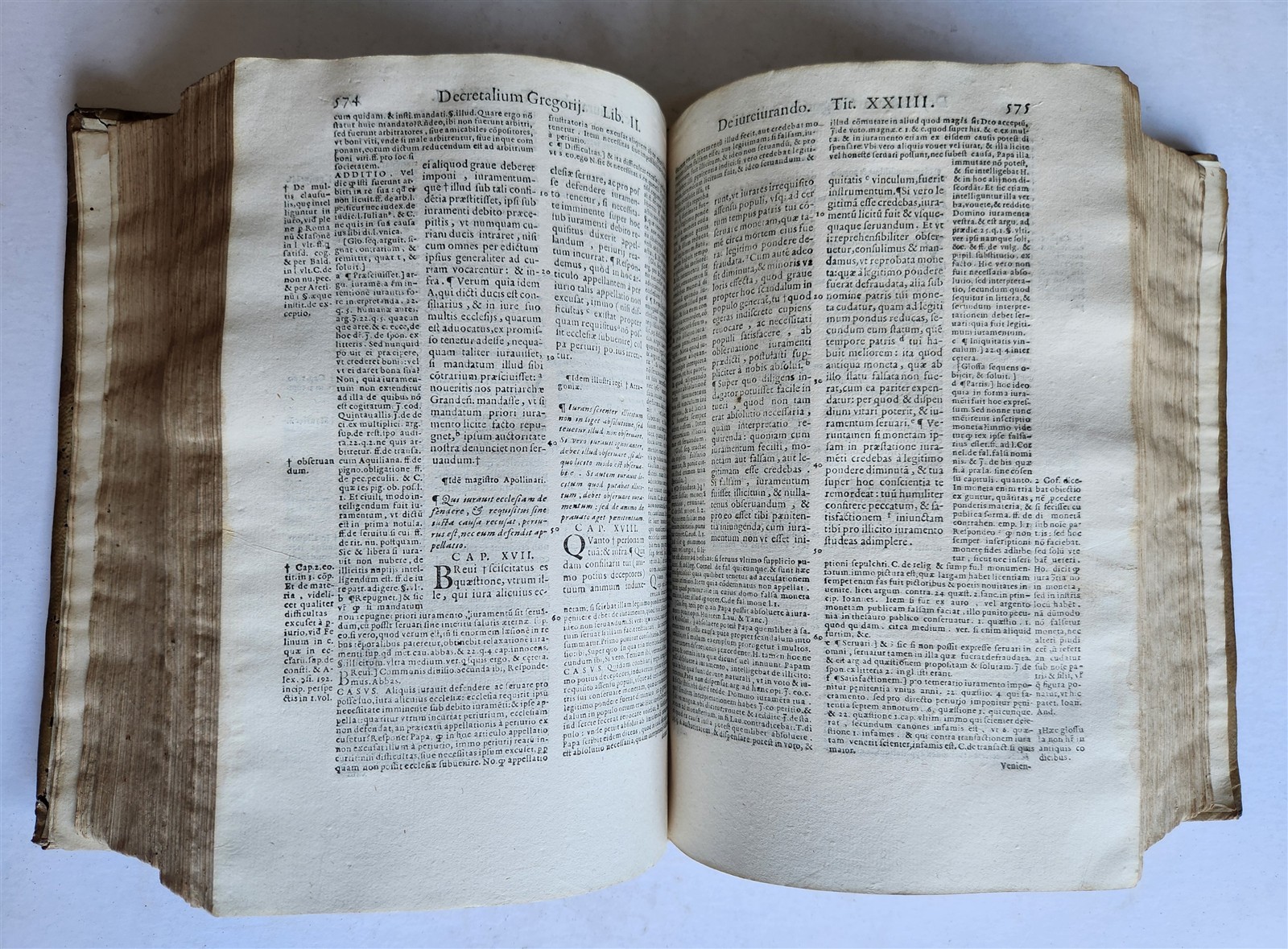 1591 DECRETALS of Pope Gregory IX antique 16th CENTURY