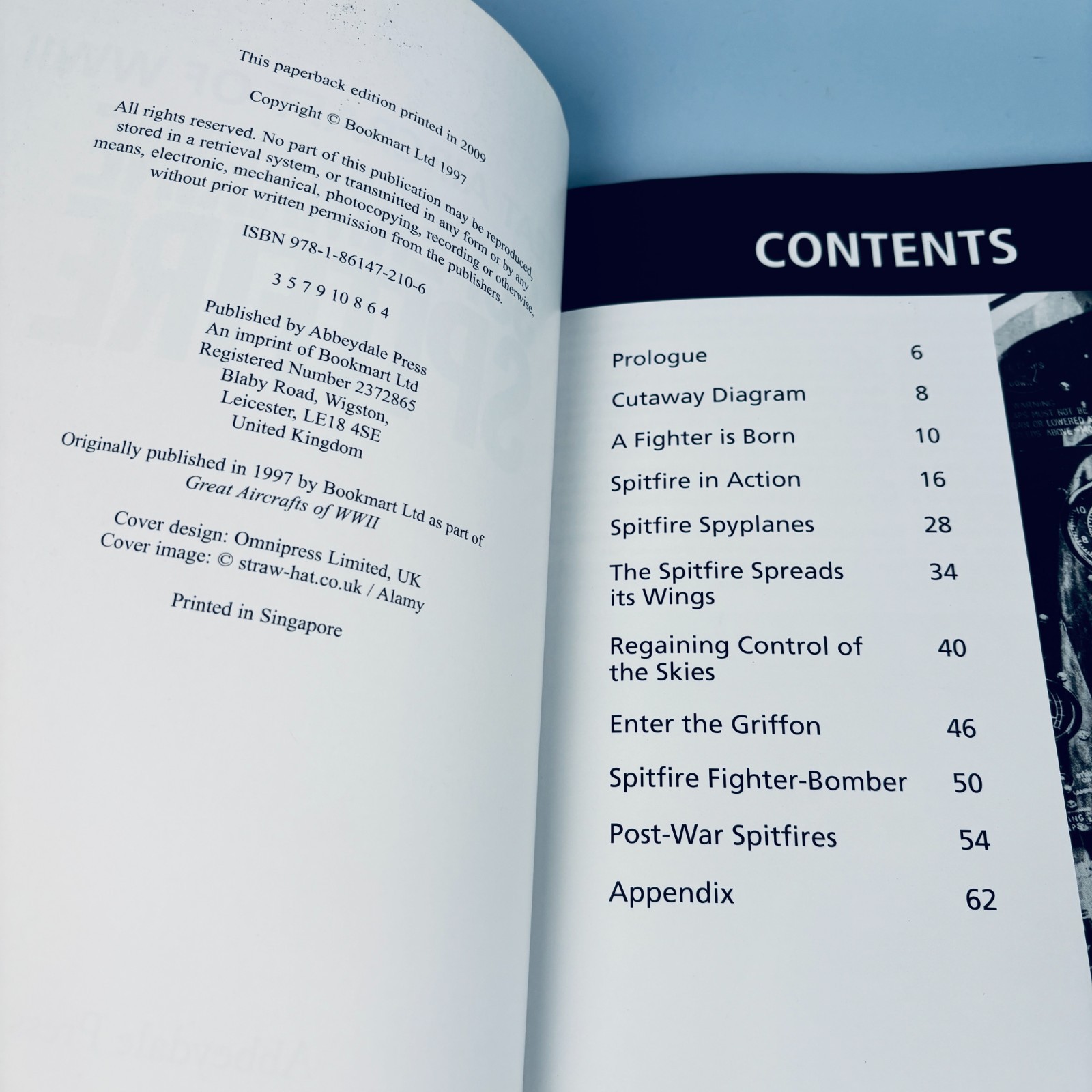 Books Military WW2 British Planes Lancaster Bomber & Spitfire x7
