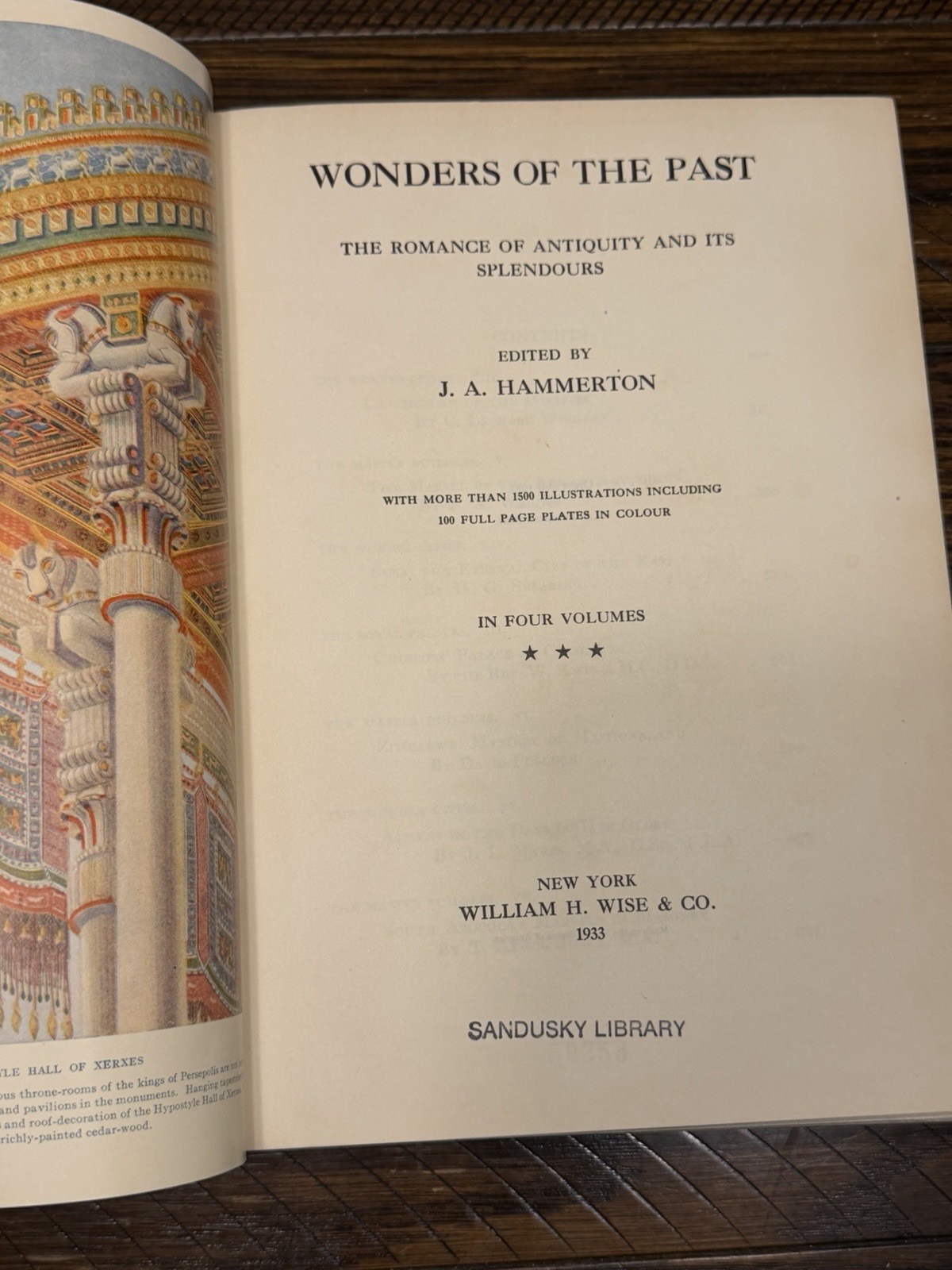 Wonders of the Past 4 Vol Set 1923-24 J A Hammerton G P Putnam Illustrated HC