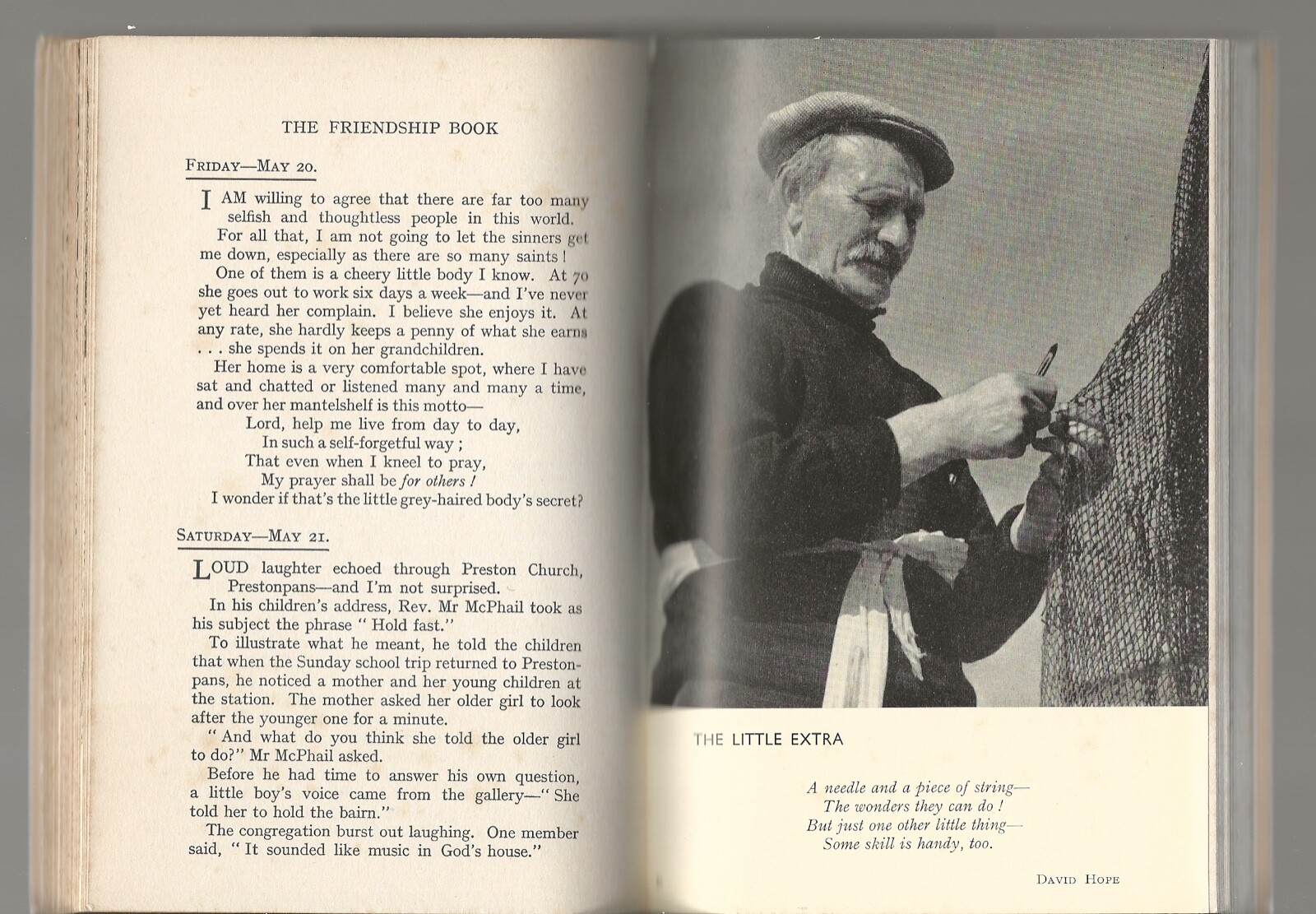 THE FRIENDSHIP BOOK FRANCIS GAY 1960 HARDCOVER WITH DUST JACKET